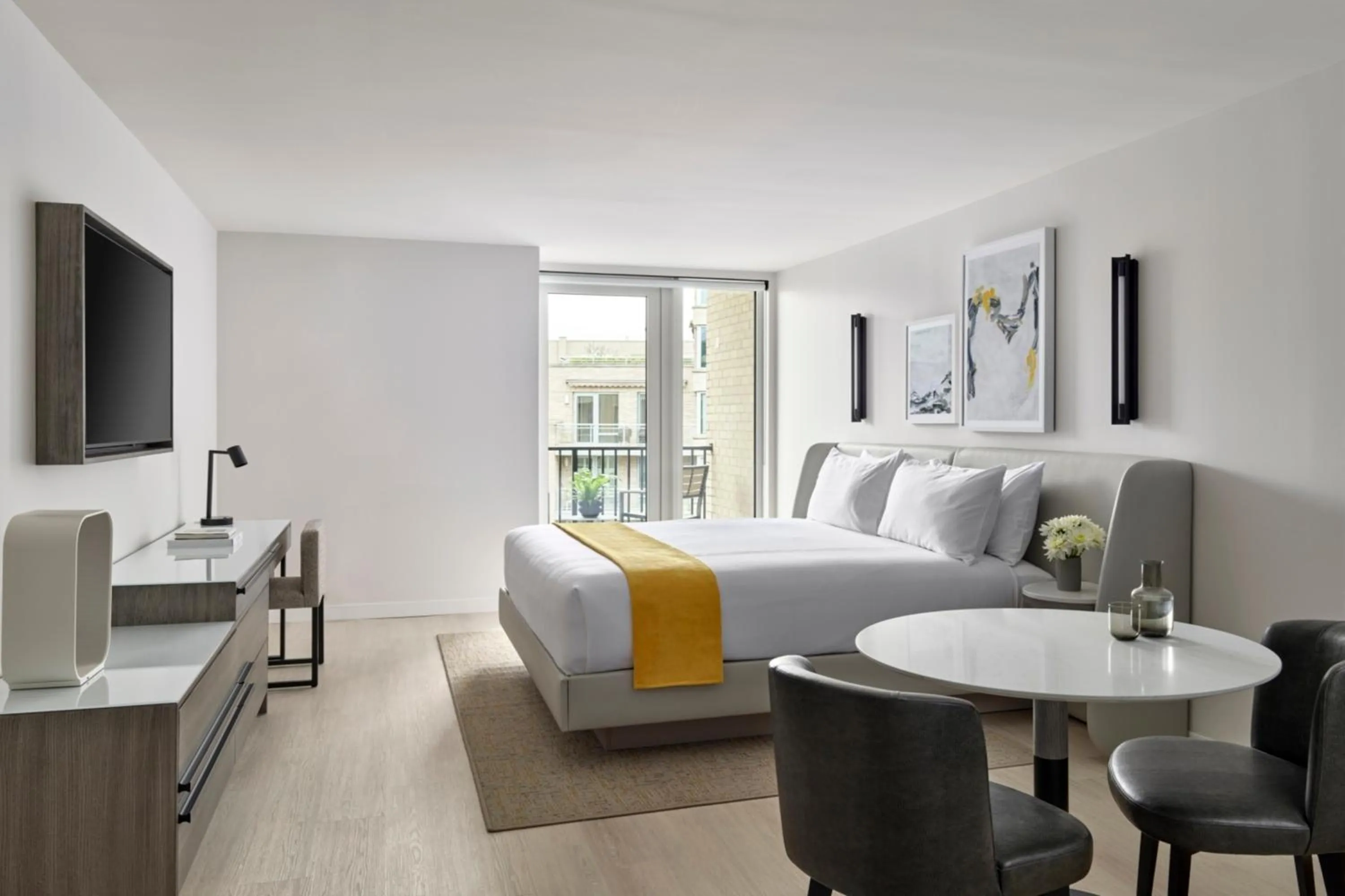 Bed in Hotel AKA Washington Circle