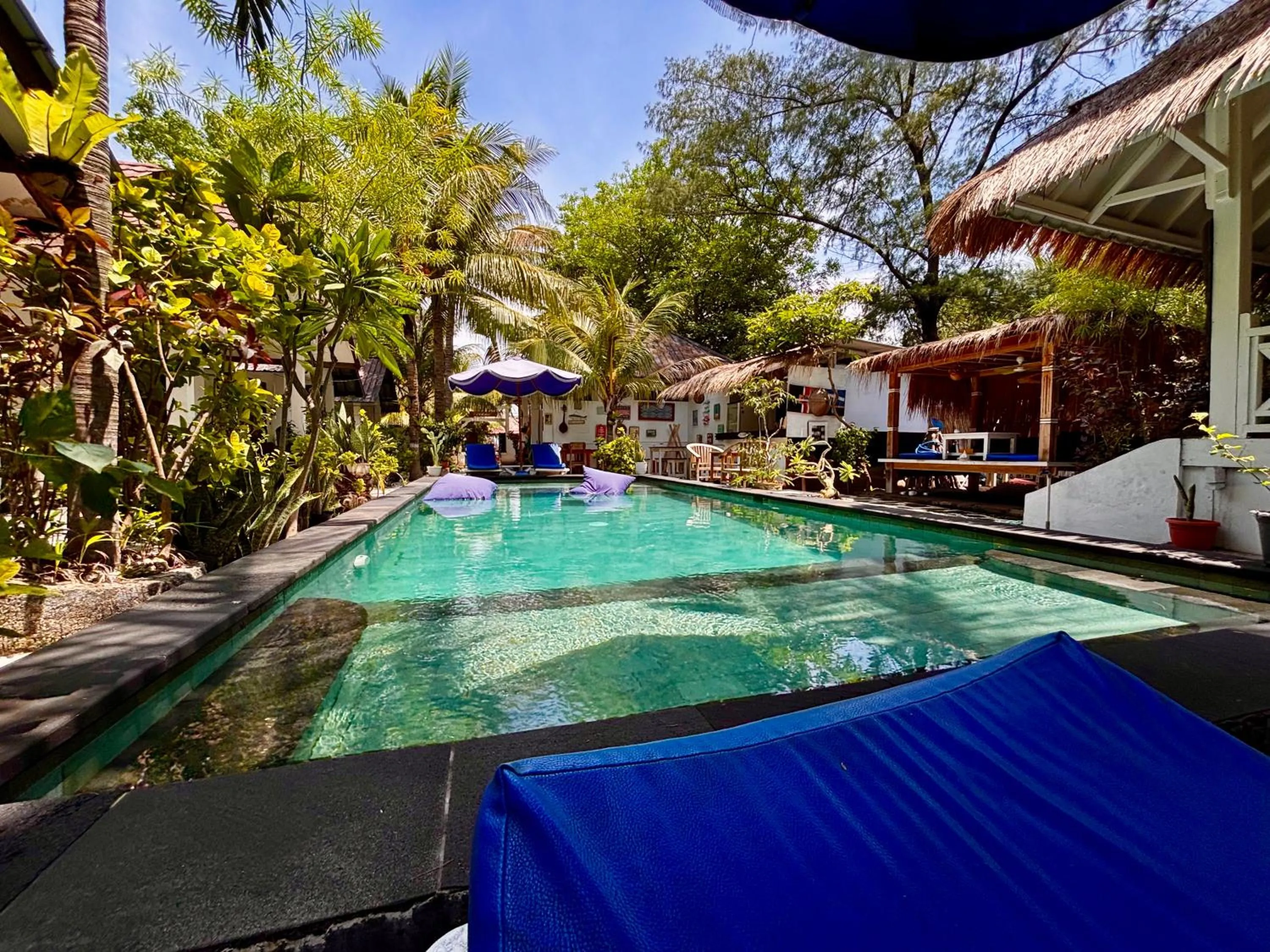 Swimming pool in Alibaba Bungalows