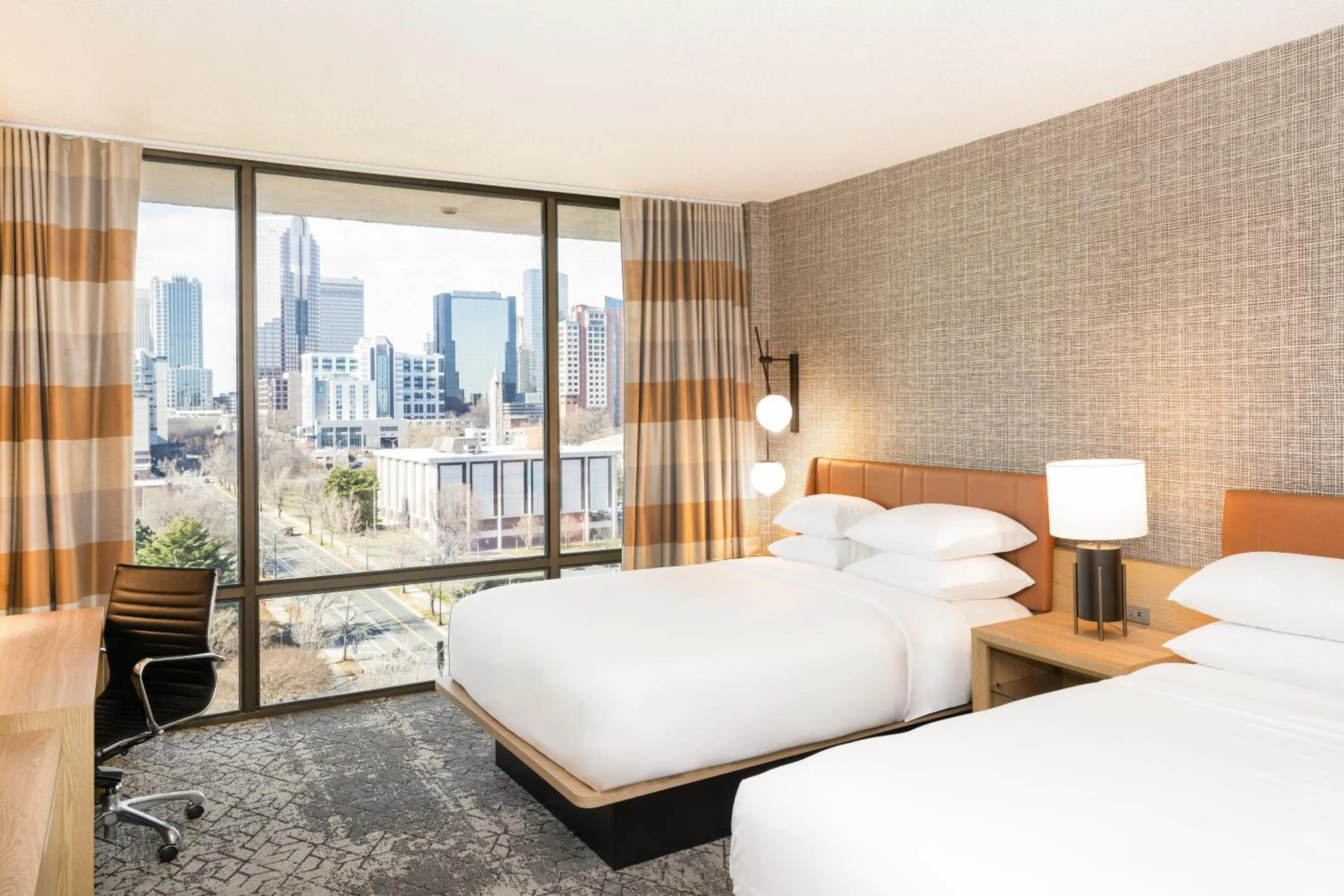 Guest room, 2 Queen, City view in Sheraton Charlotte Hotel
