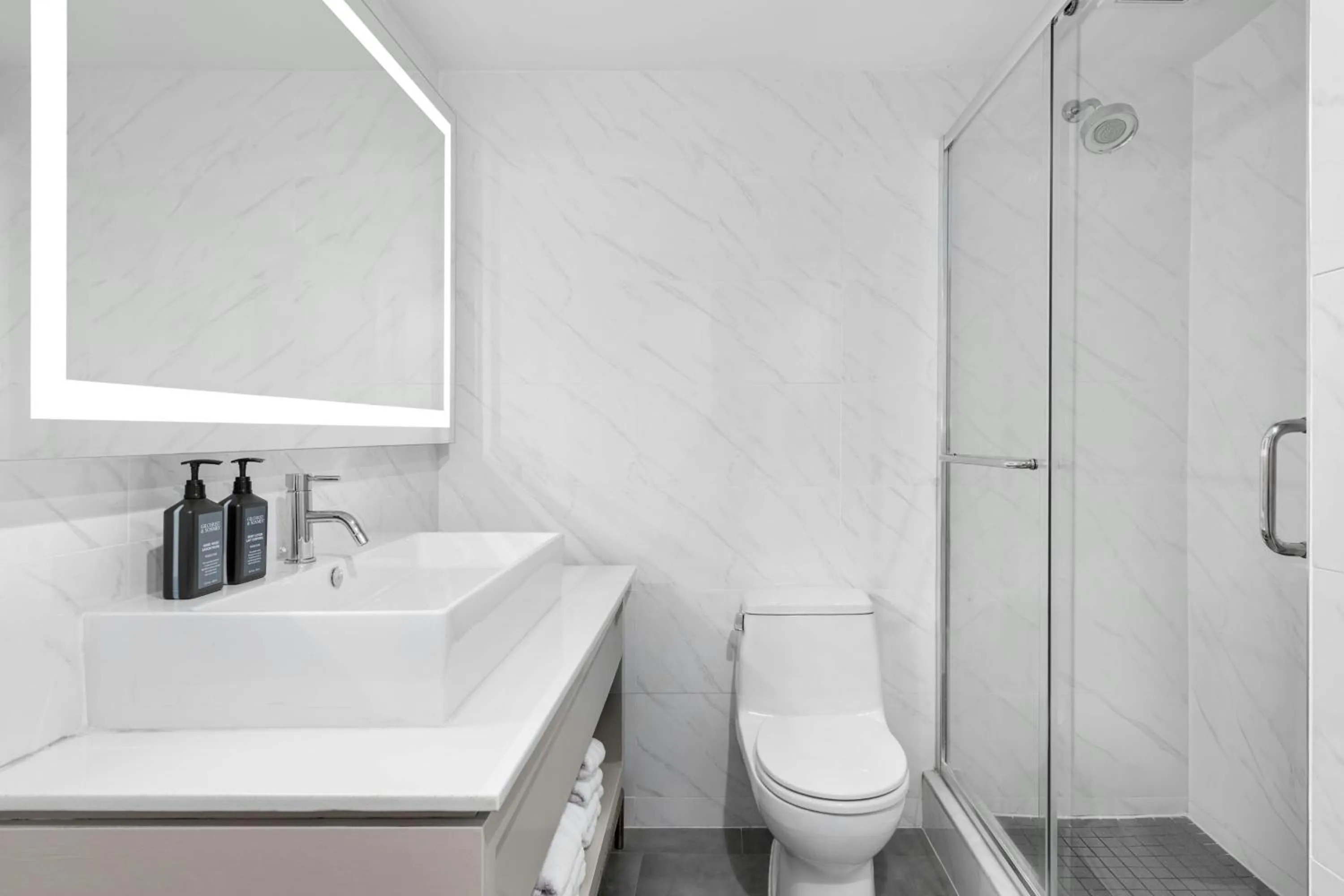 Bathroom in Sheraton Charlotte Hotel