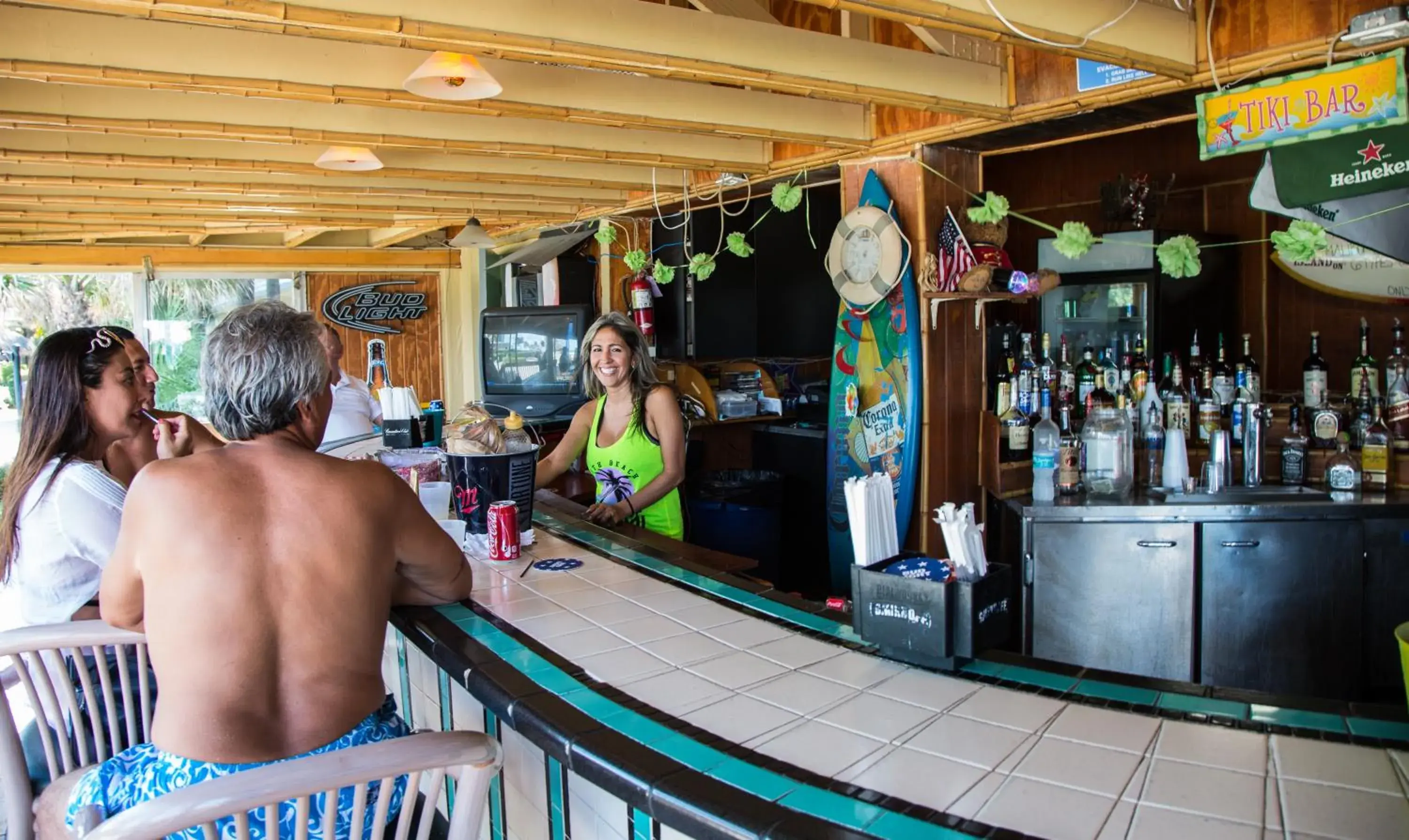 Alcoholic drinks in Thunderbird Beach Hotel