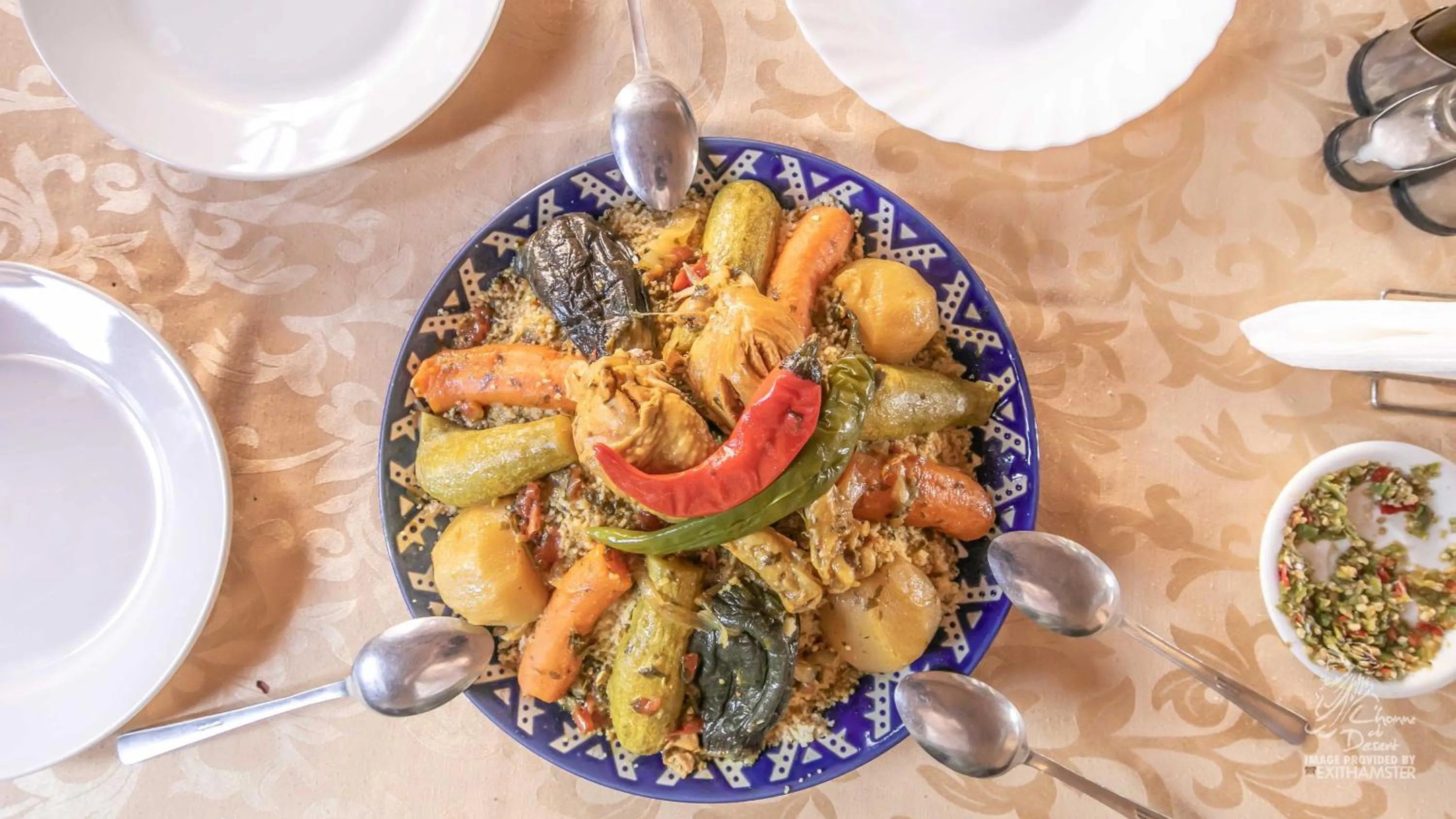 Lunch in L'homme Du Désert A Merzouga