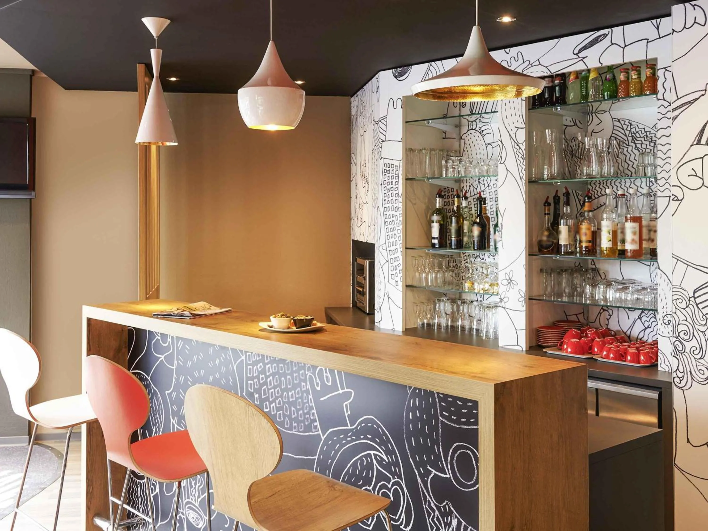 Lounge or bar in ibis Strasbourg Centre Gare