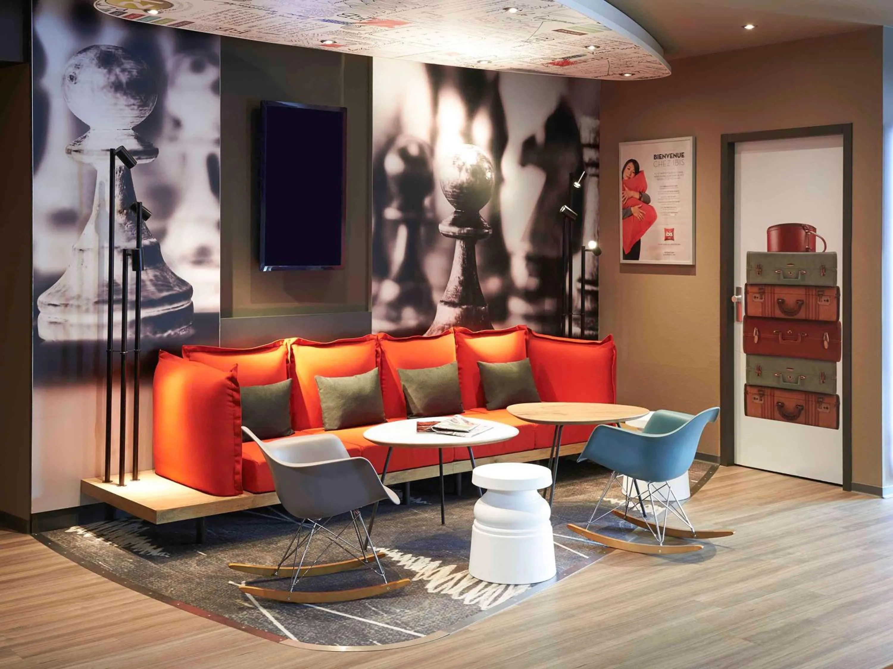 Lounge or bar in ibis Strasbourg Centre Gare