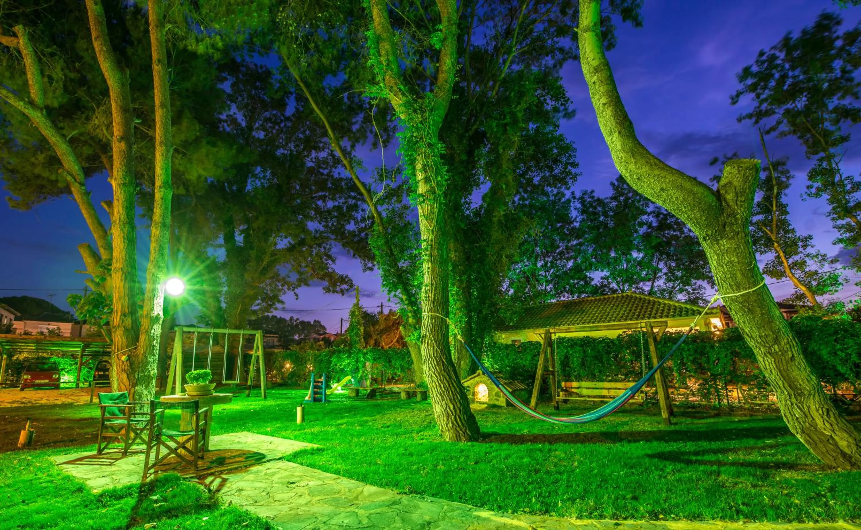 Garden in Zarkadis Beach Apartments