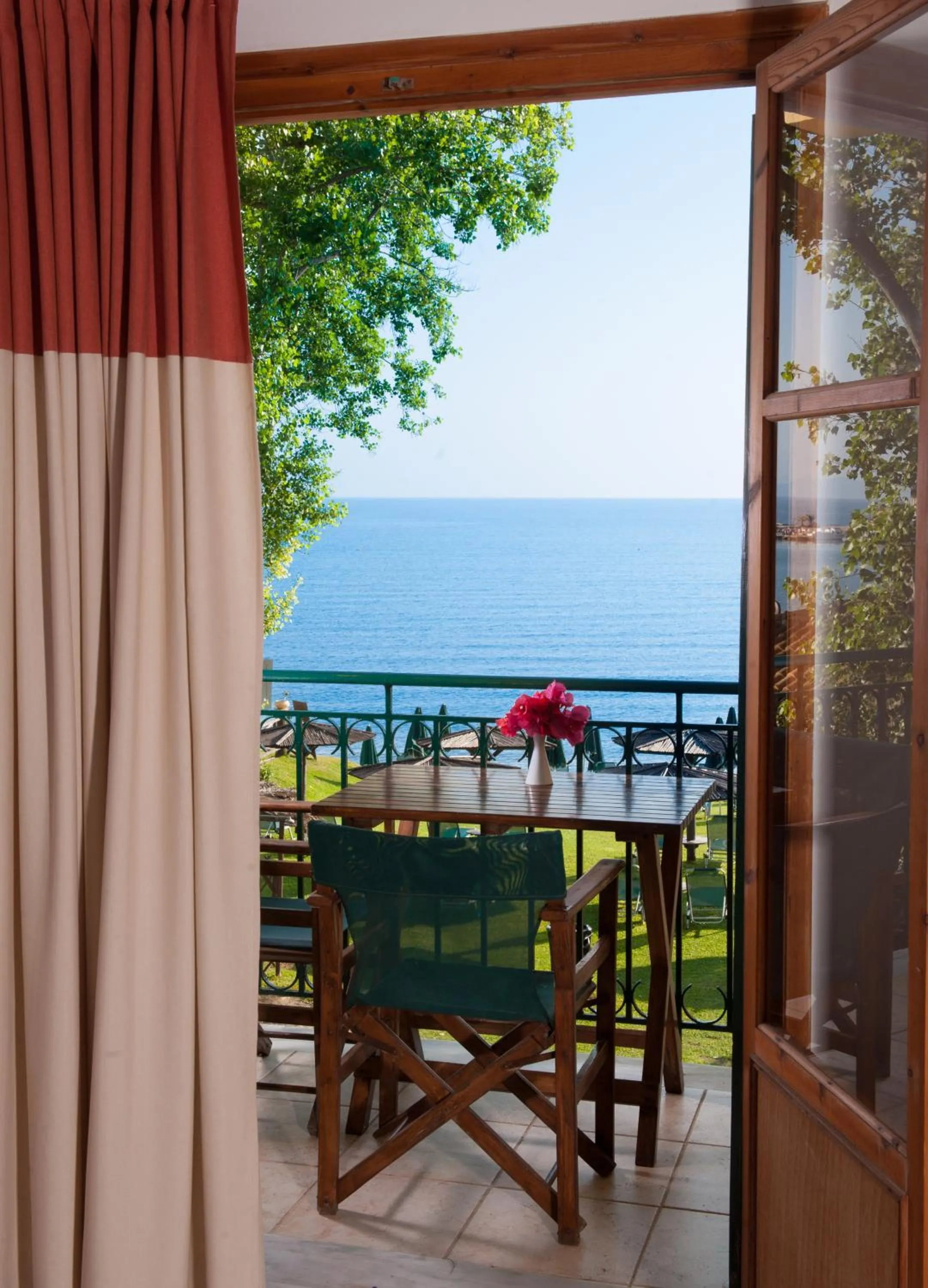 Sea view in Zarkadis Beach Apartments