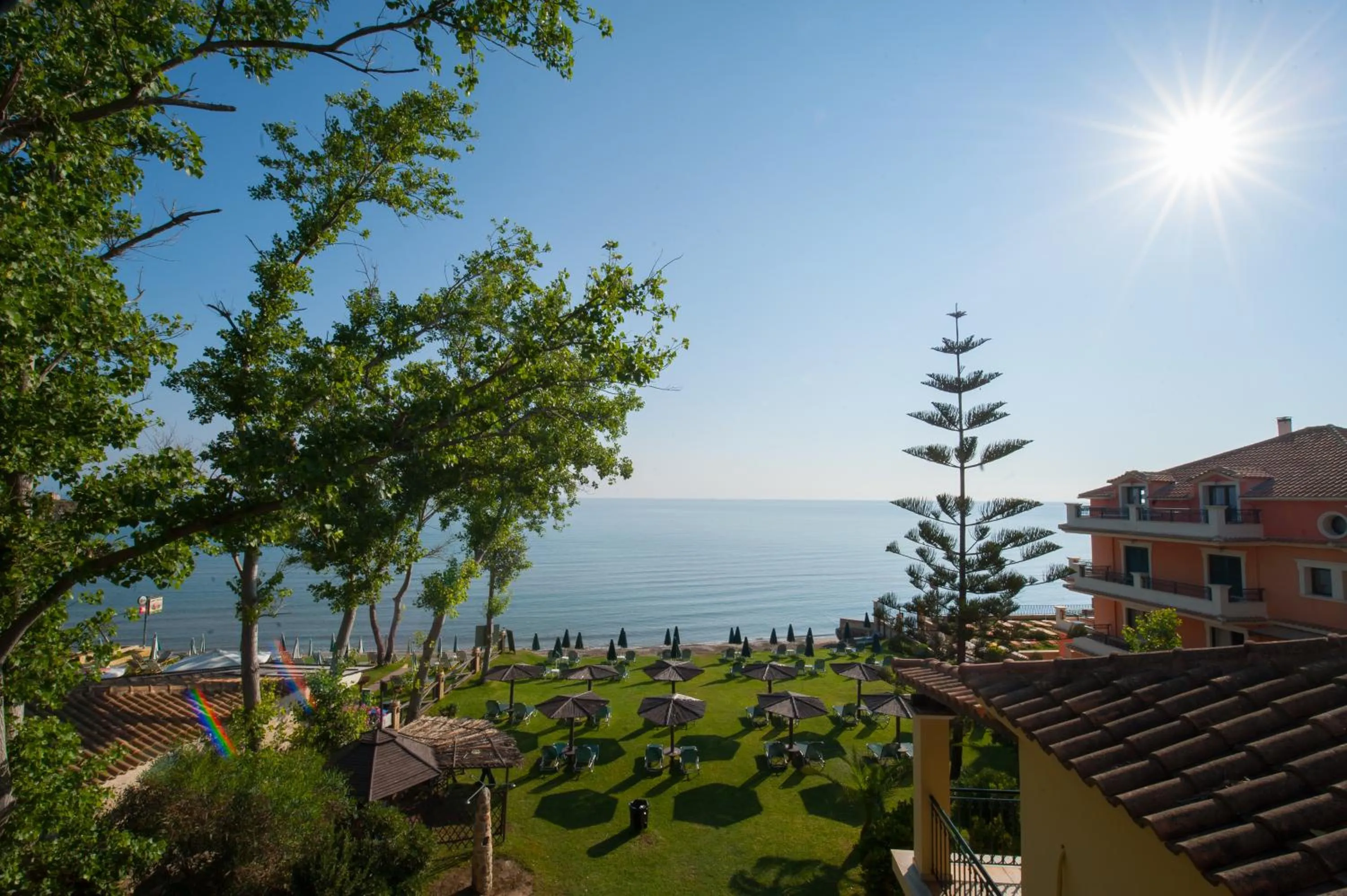 Sea view in Zarkadis Beach Apartments