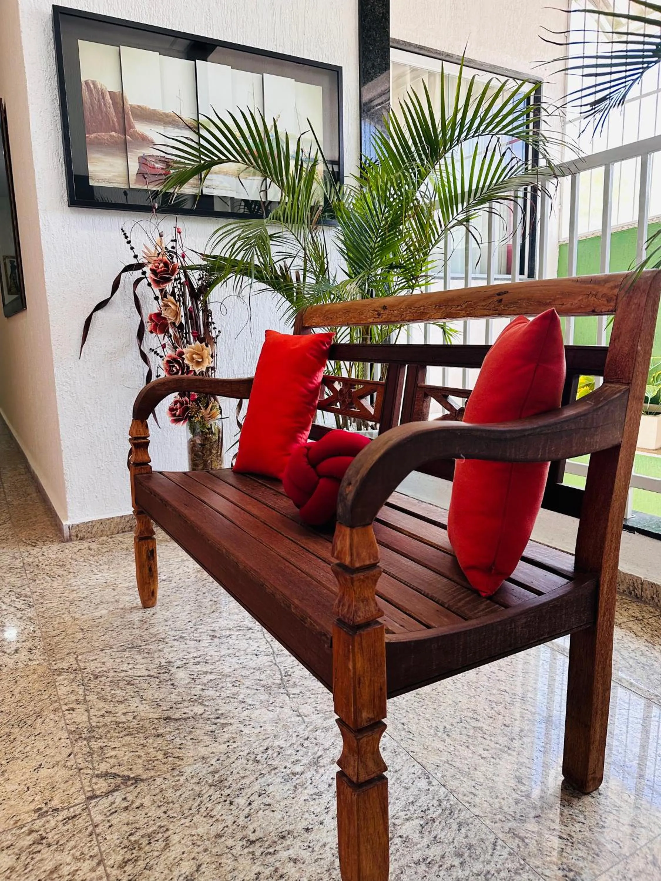 Seating area in Hotel Netto