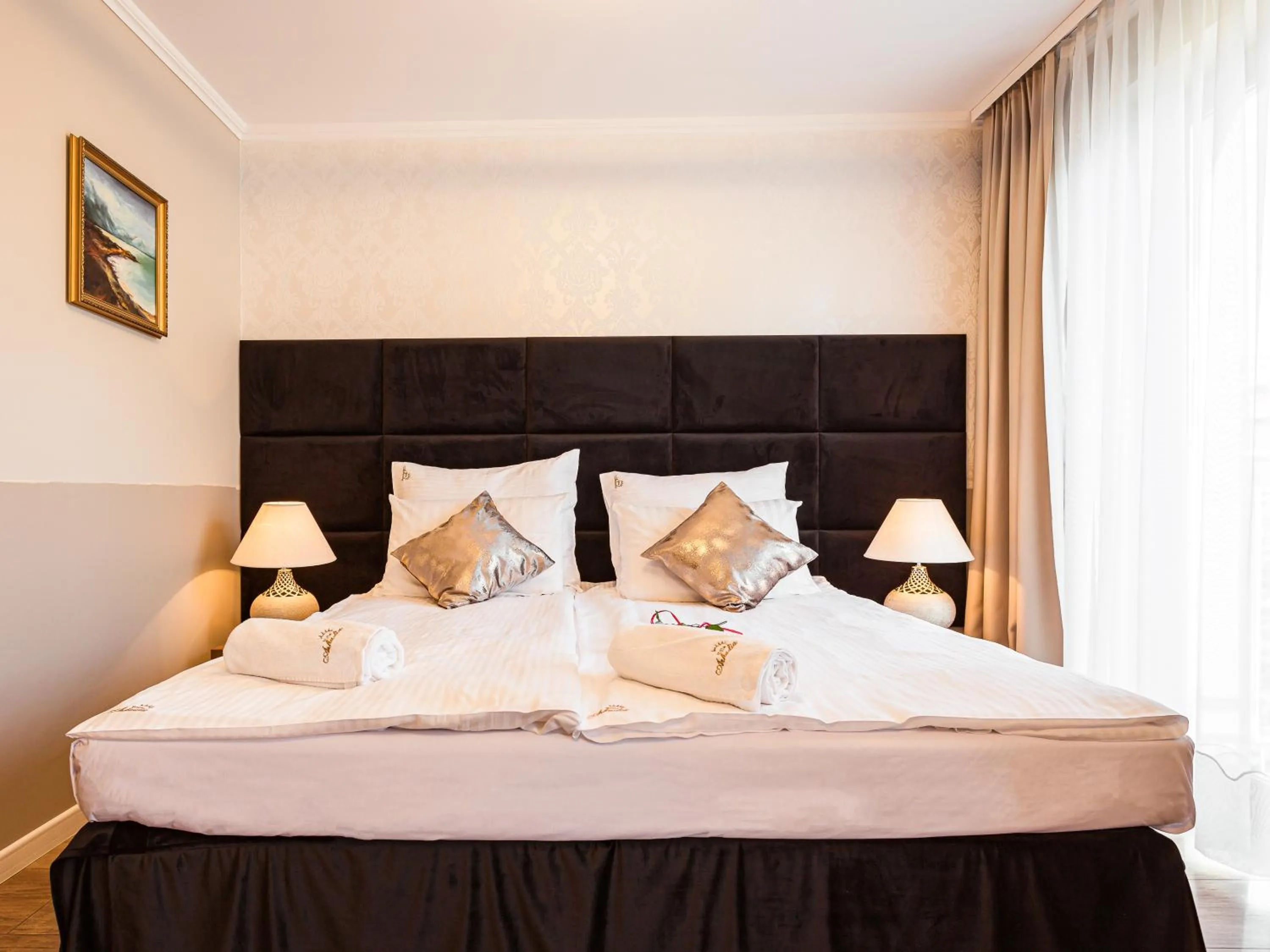 Bed in Willa Arkadia