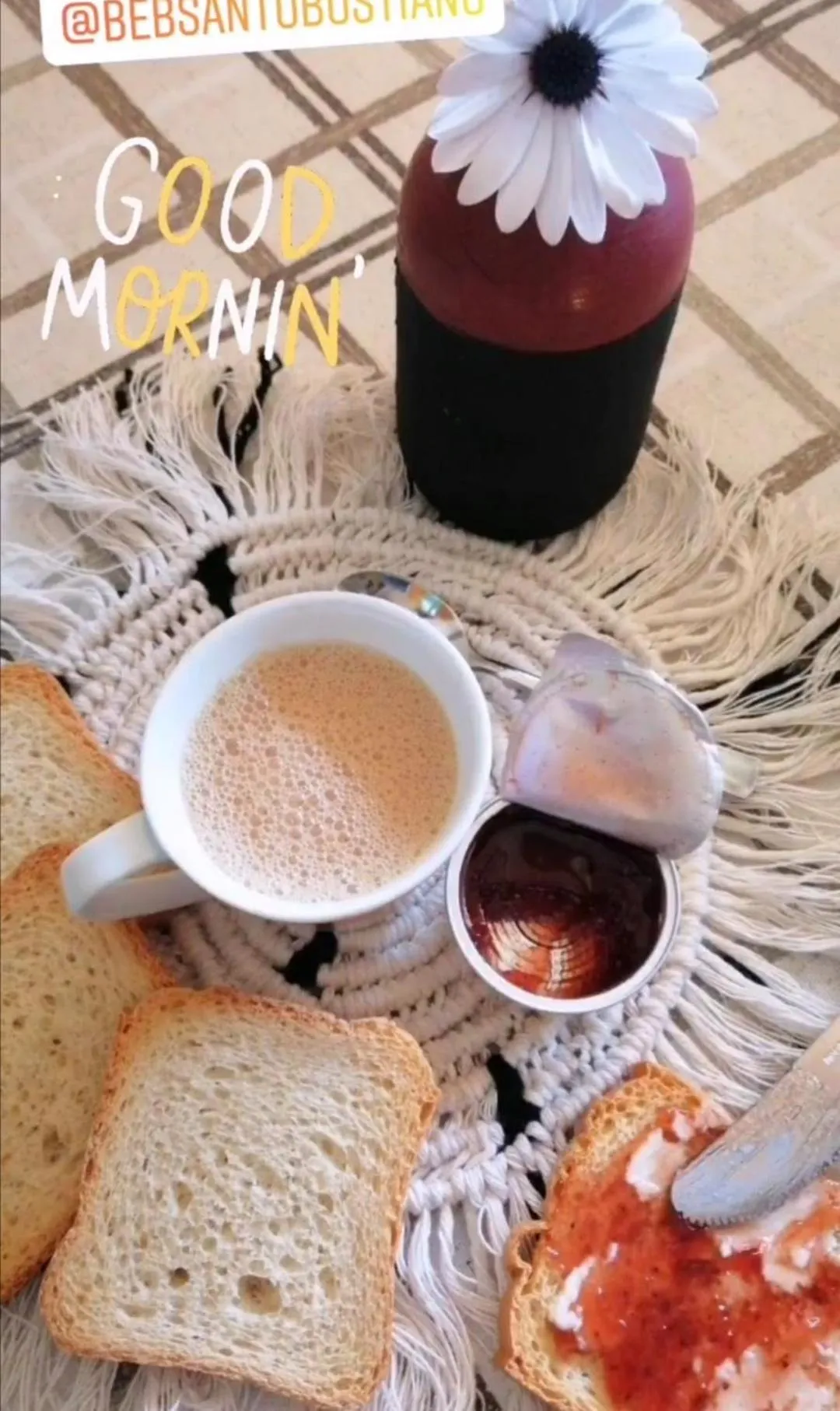 Breakfast in Santu Bustianu