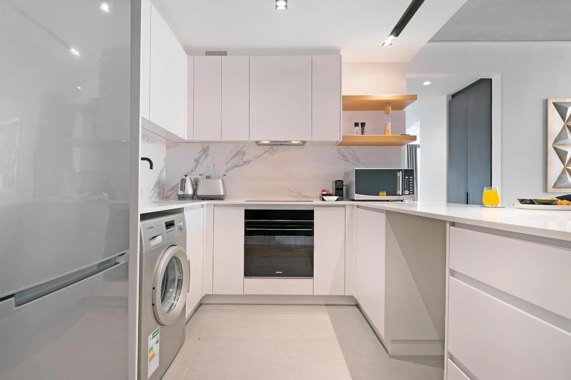 Kitchen or kitchenette in Latitude Aparthotel by Totalstay