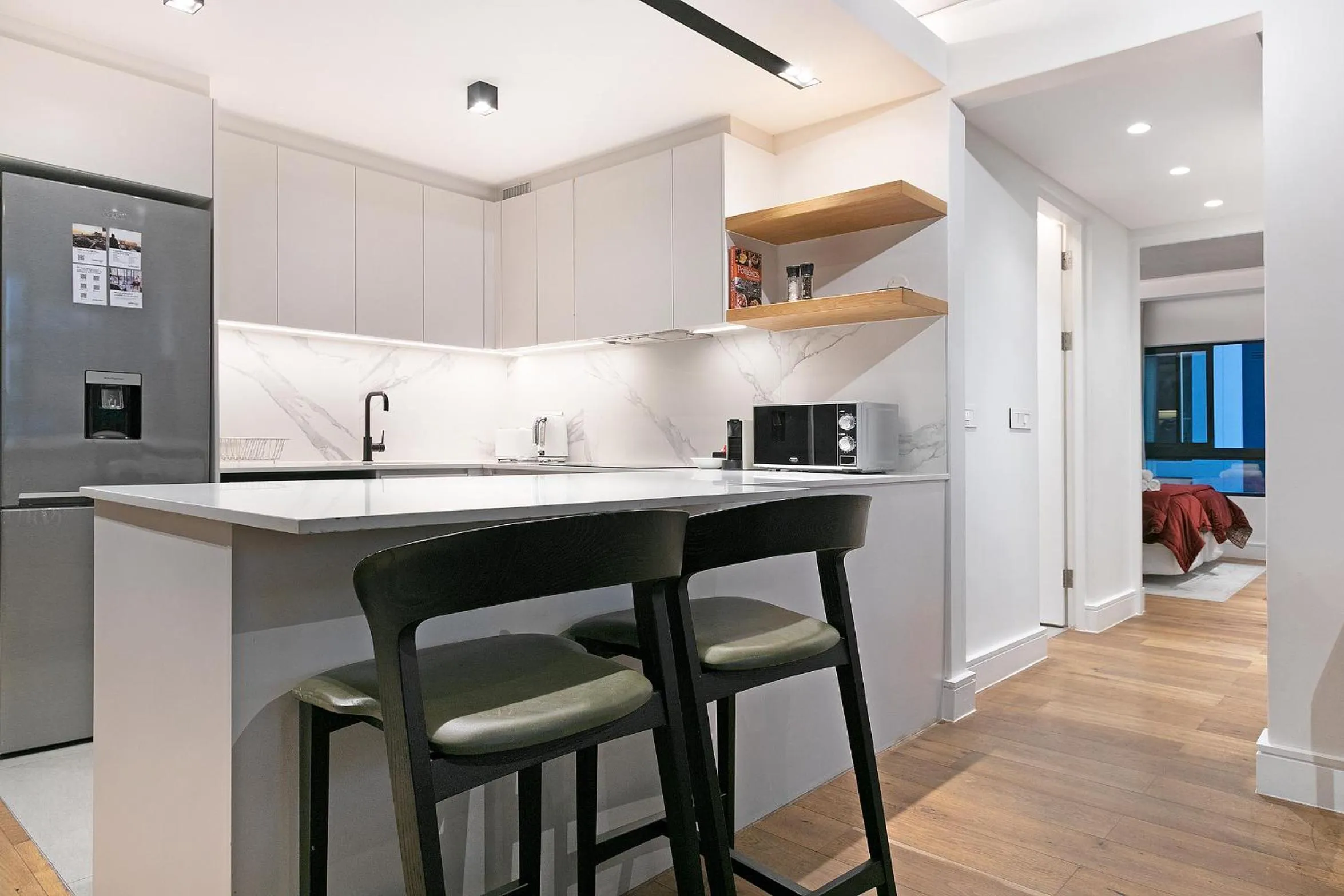 kitchen in Latitude Aparthotel by Totalstay