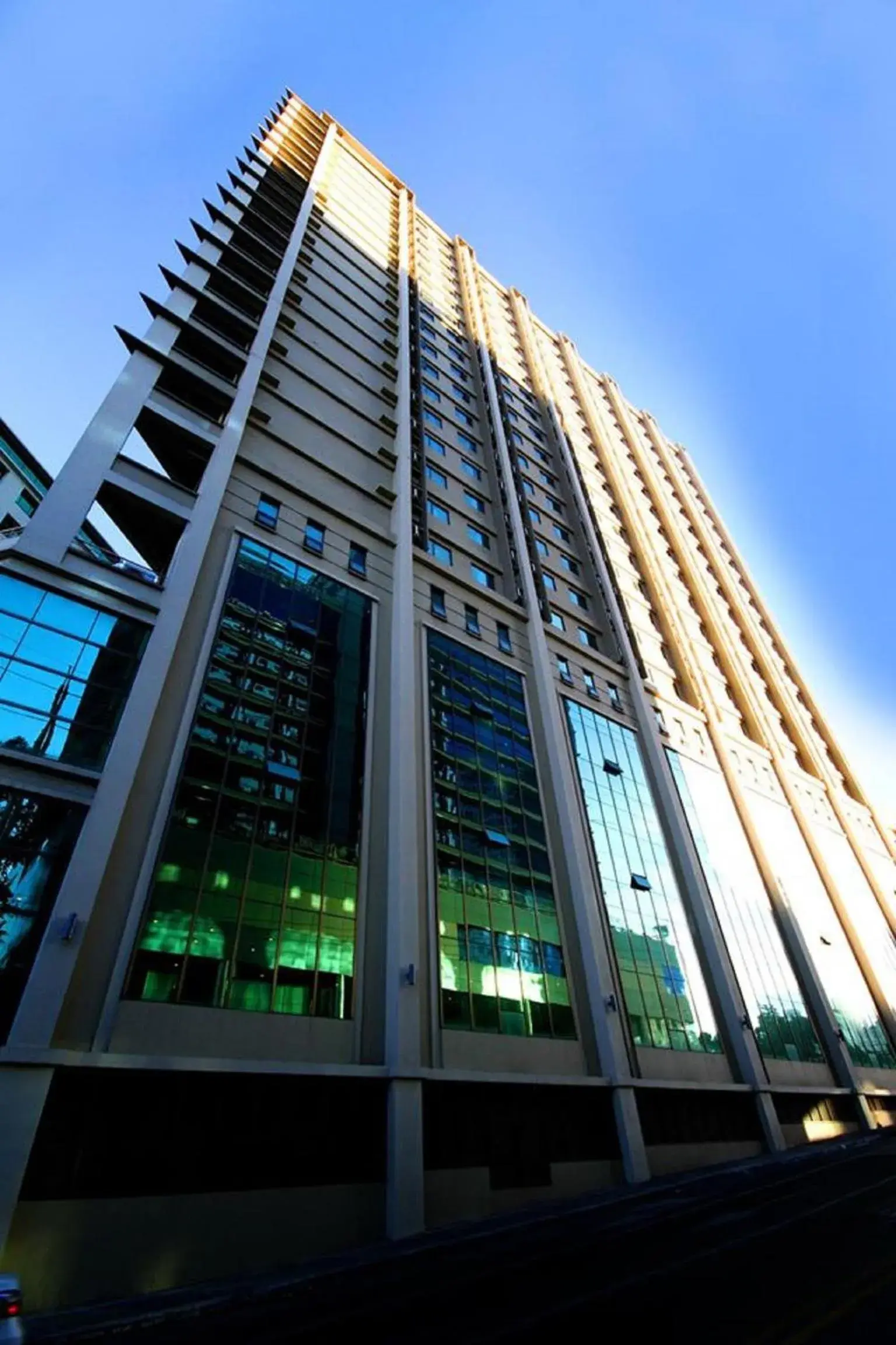 Facade/entrance in Mandarin Plaza Hotel Facade/entrance in Mandarin Plaza Hotel