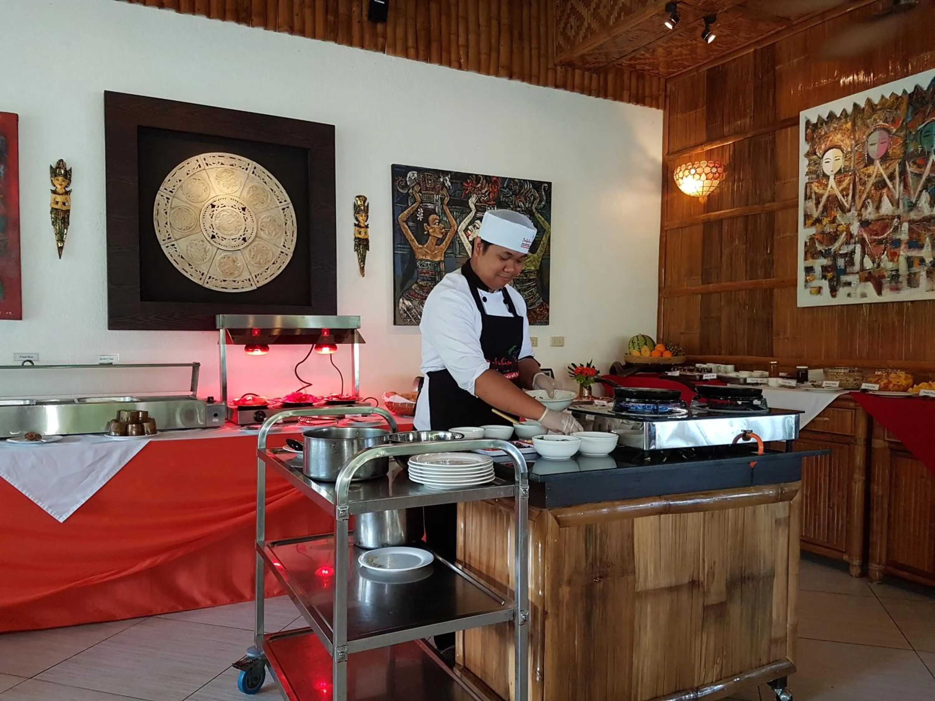 Breakfast in Dolphin House Resort Moalboal