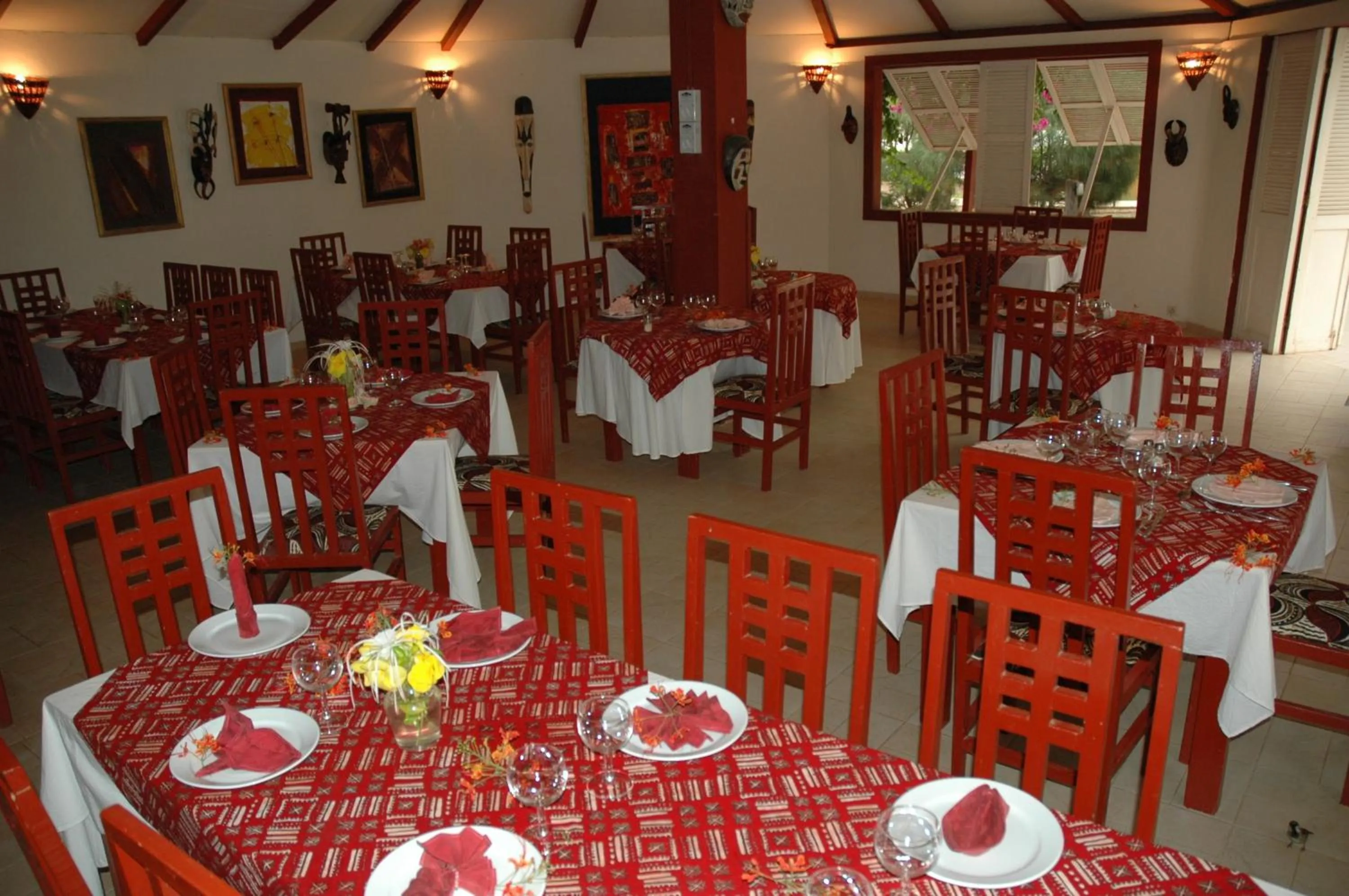 Buffet breakfast in Diamarek Hotel Sur La Plage