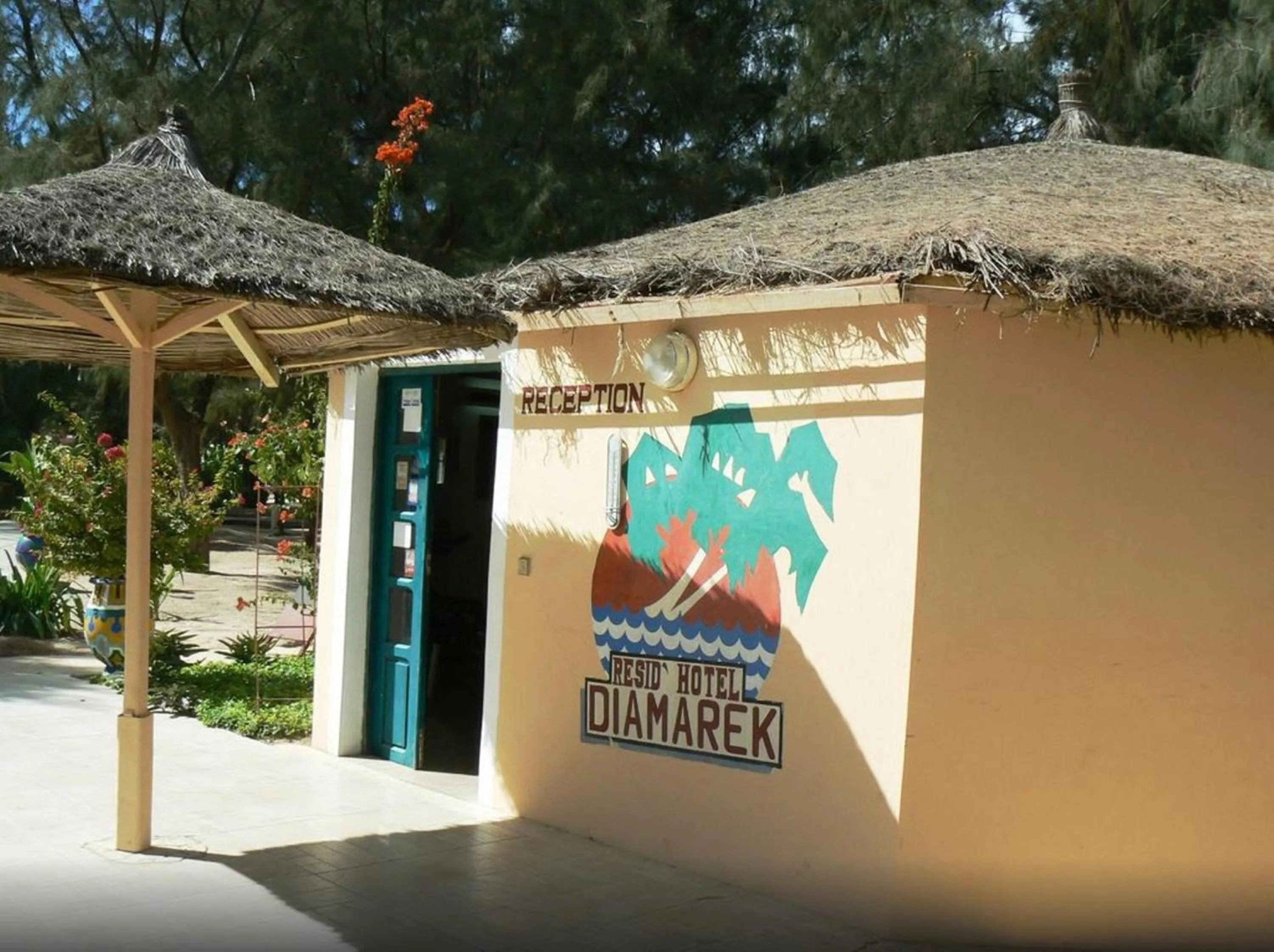 Lobby or reception in Diamarek Hotel Sur La Plage