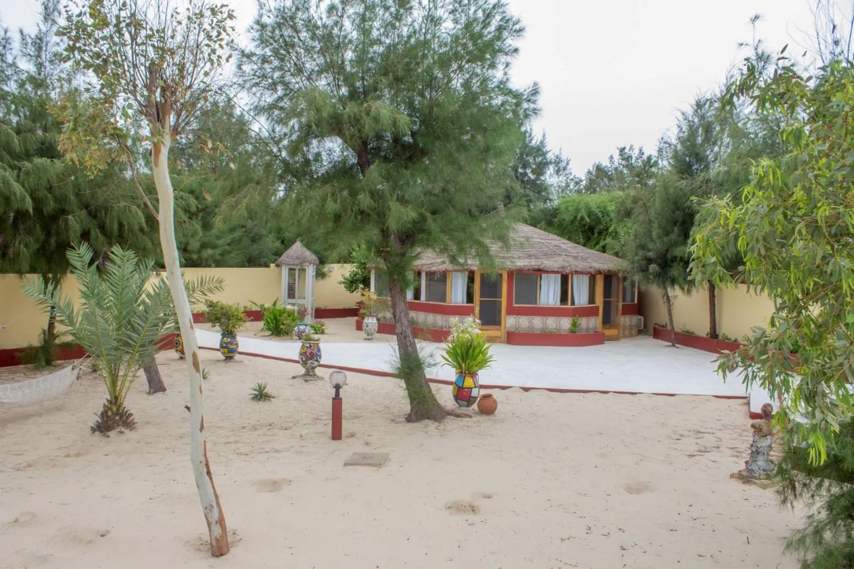 Garden view in Diamarek Hotel Sur La Plage