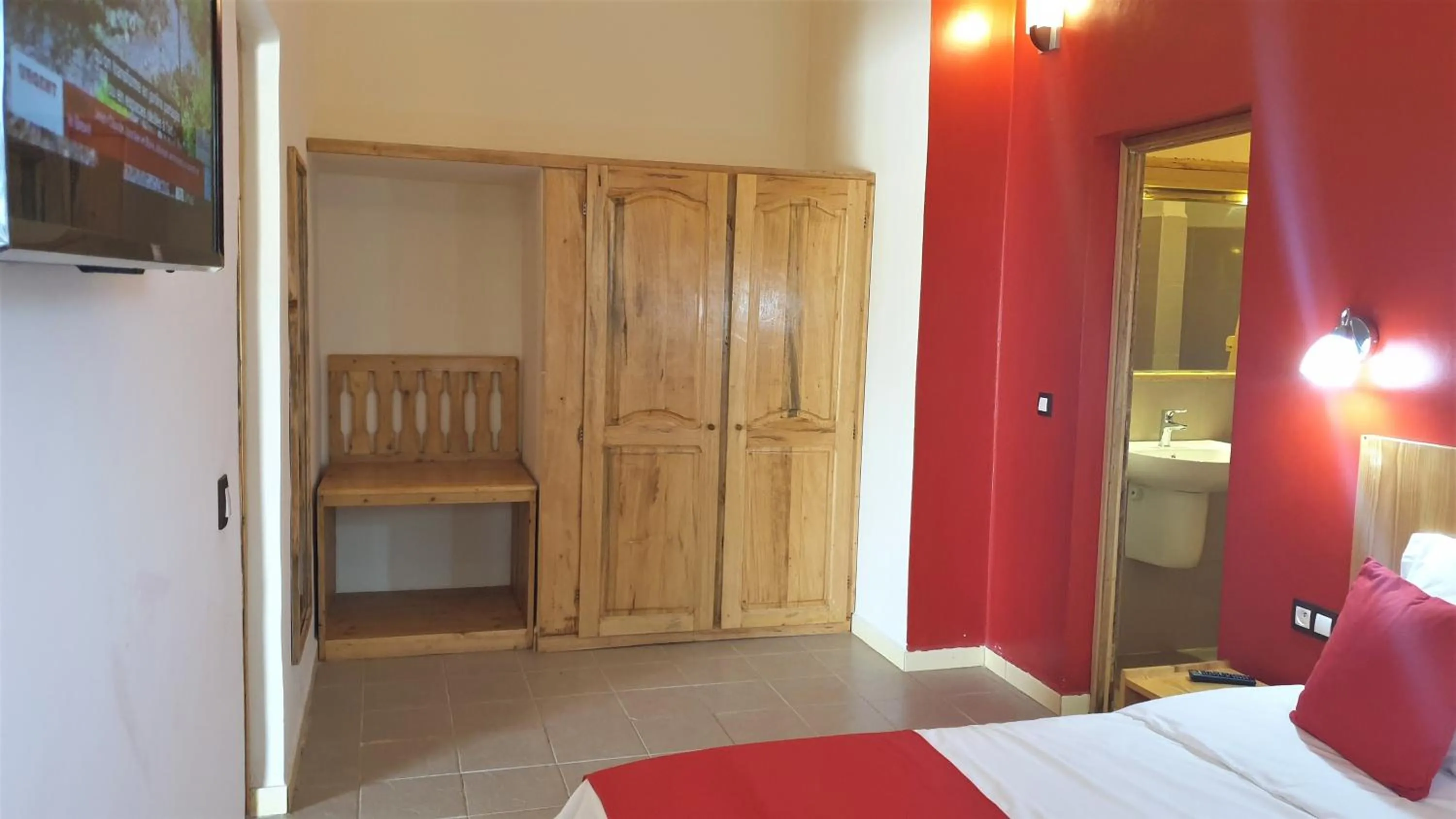 Bedroom in Diamarek Hotel Sur La Plage