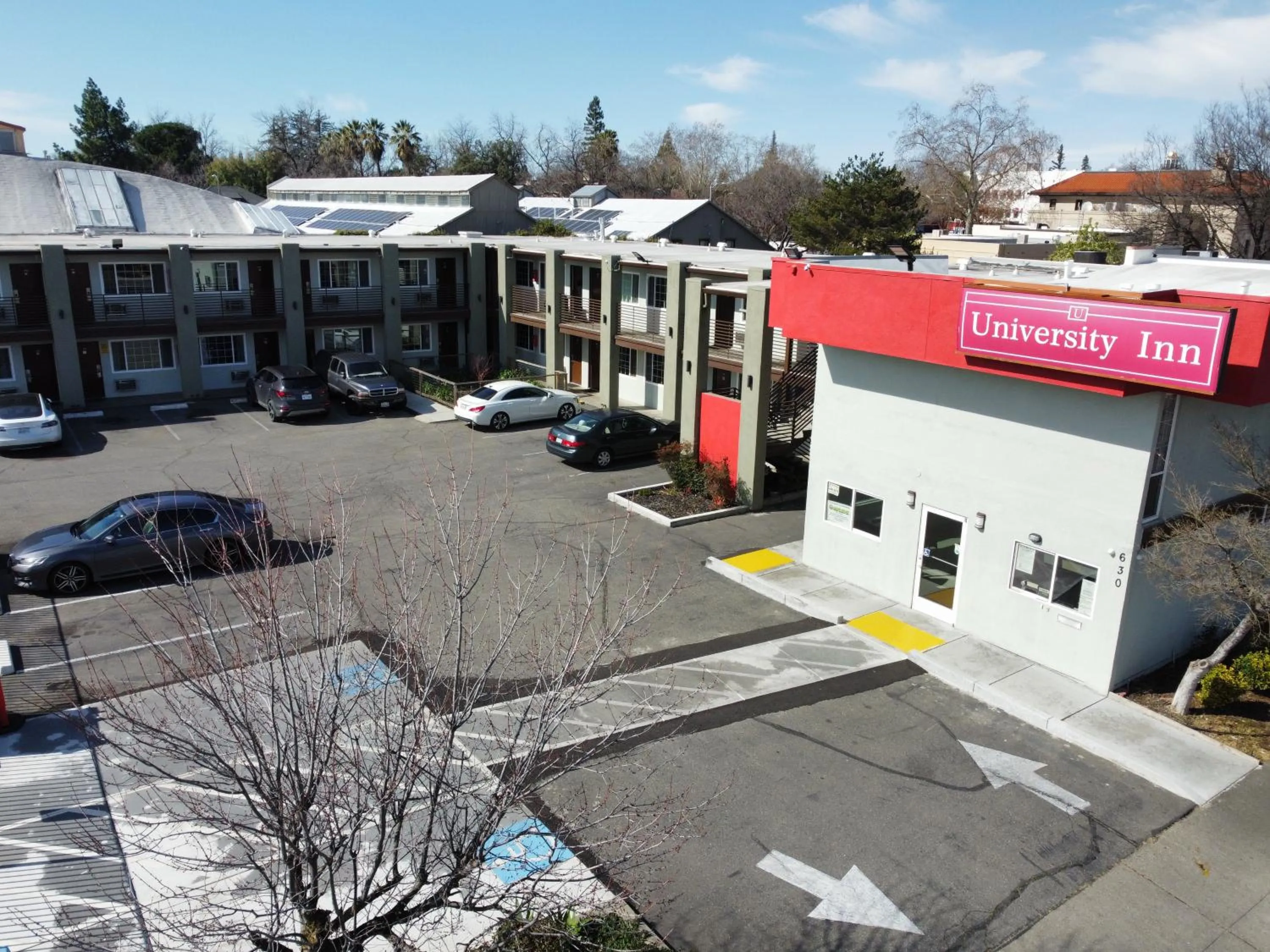 Property building in University Inn Chico