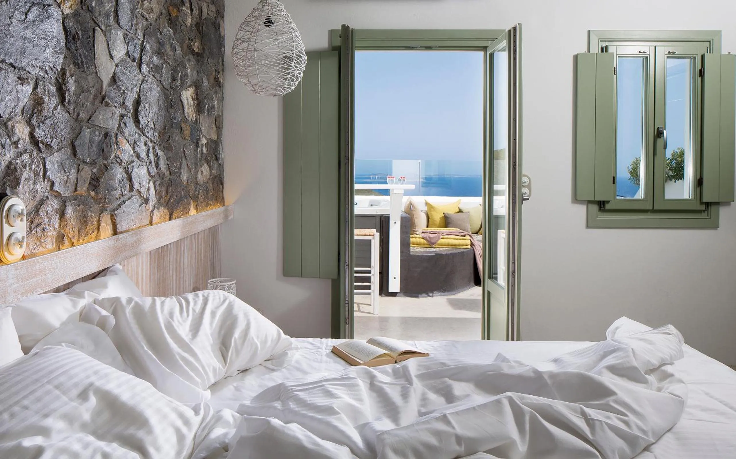 View (from property/room), Bed in Melograno Villas