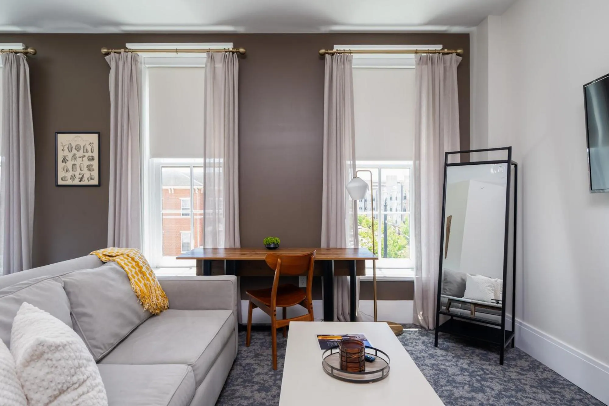 Living room in Hancock House