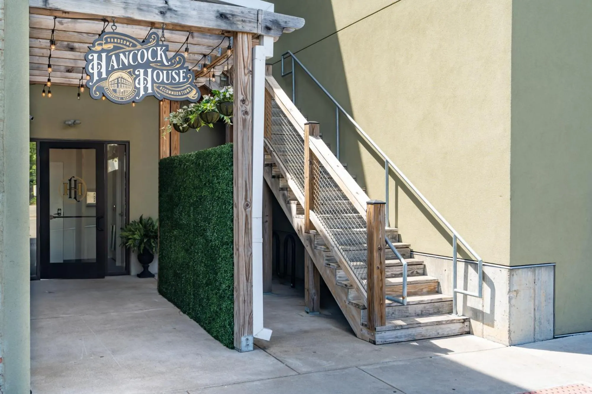 View (from property/room) in Hancock House