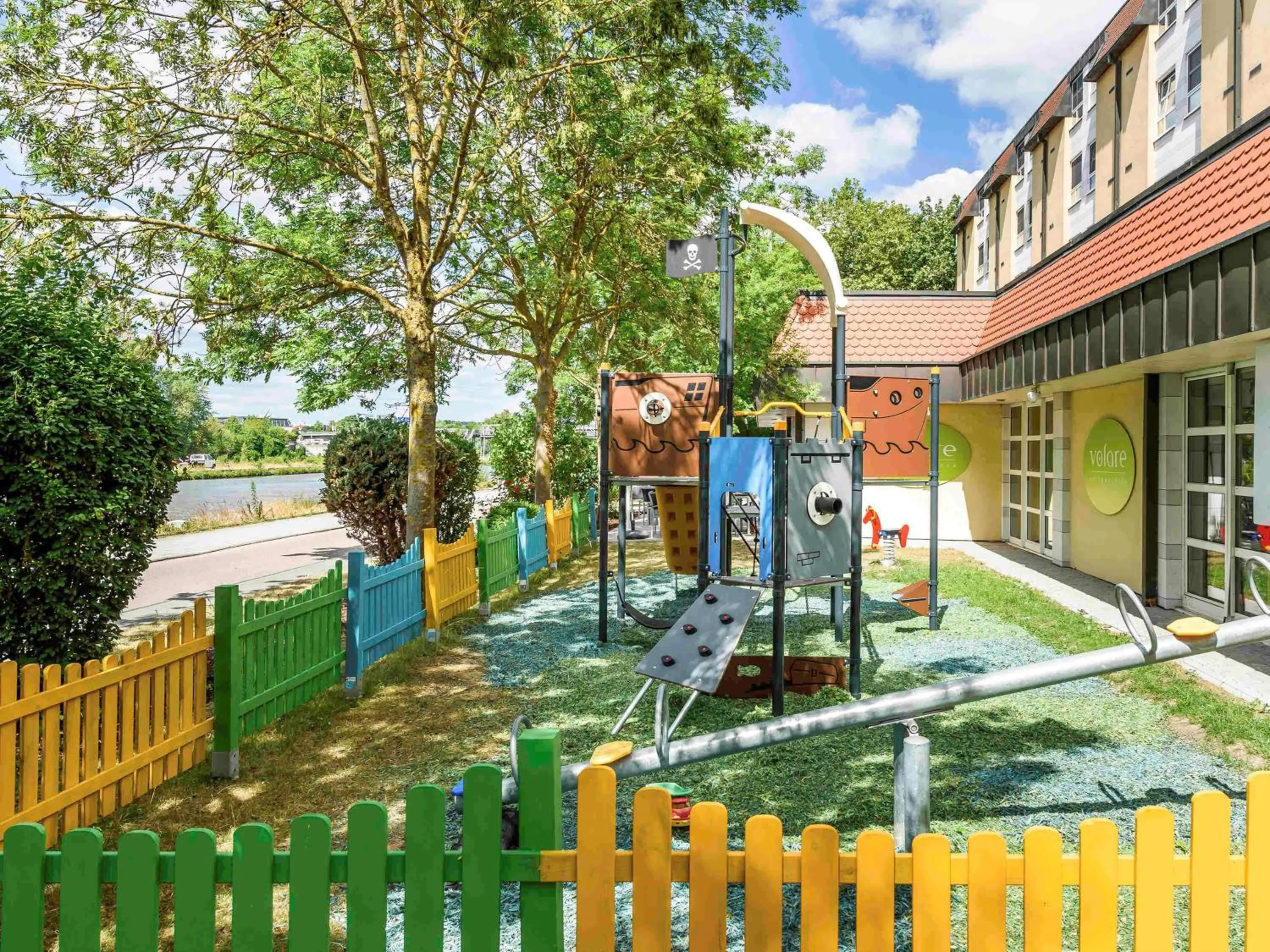 Children play ground in Ibis Styles Regensburg