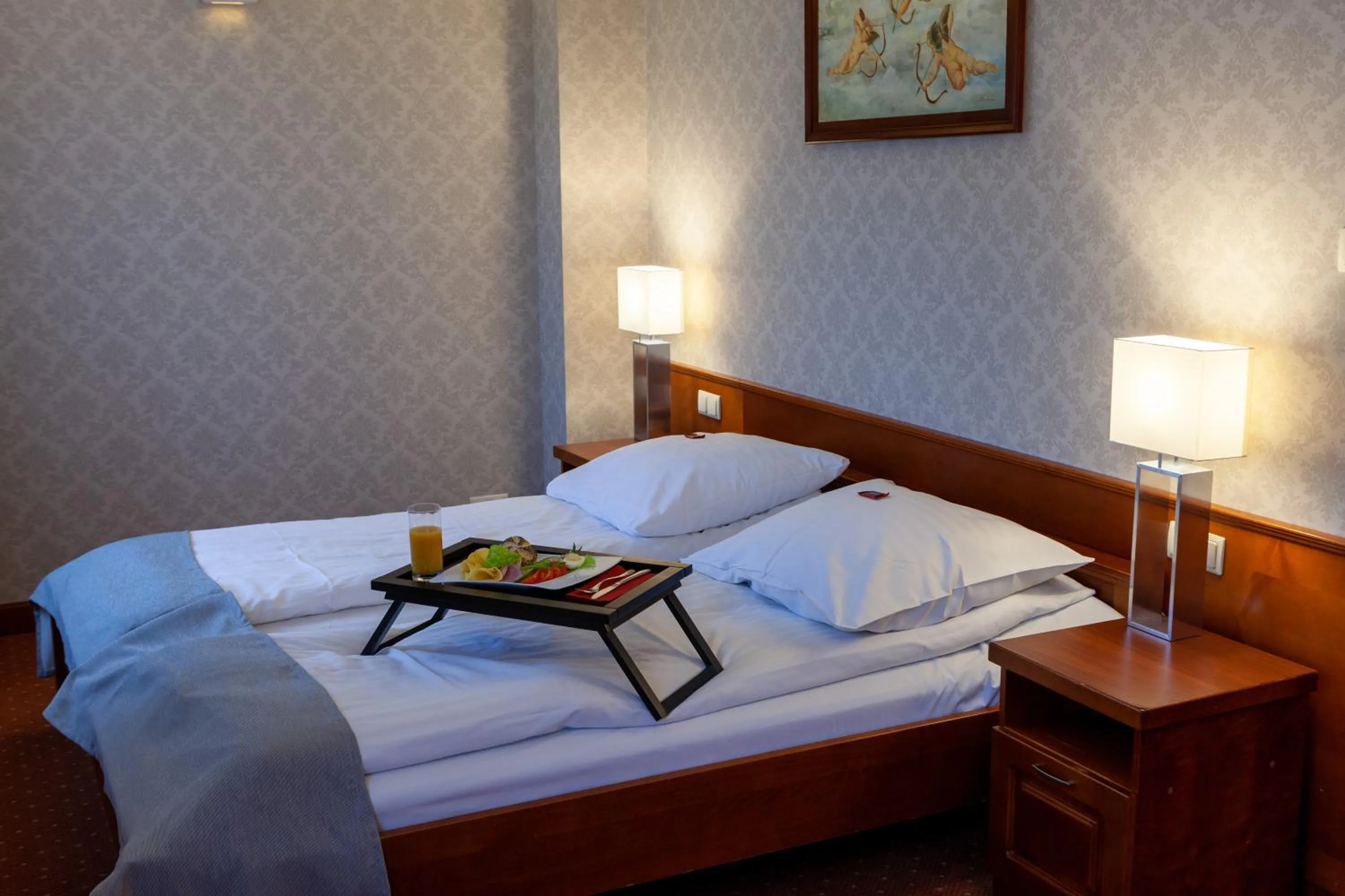 Bed in Eurohotel Swarzędz