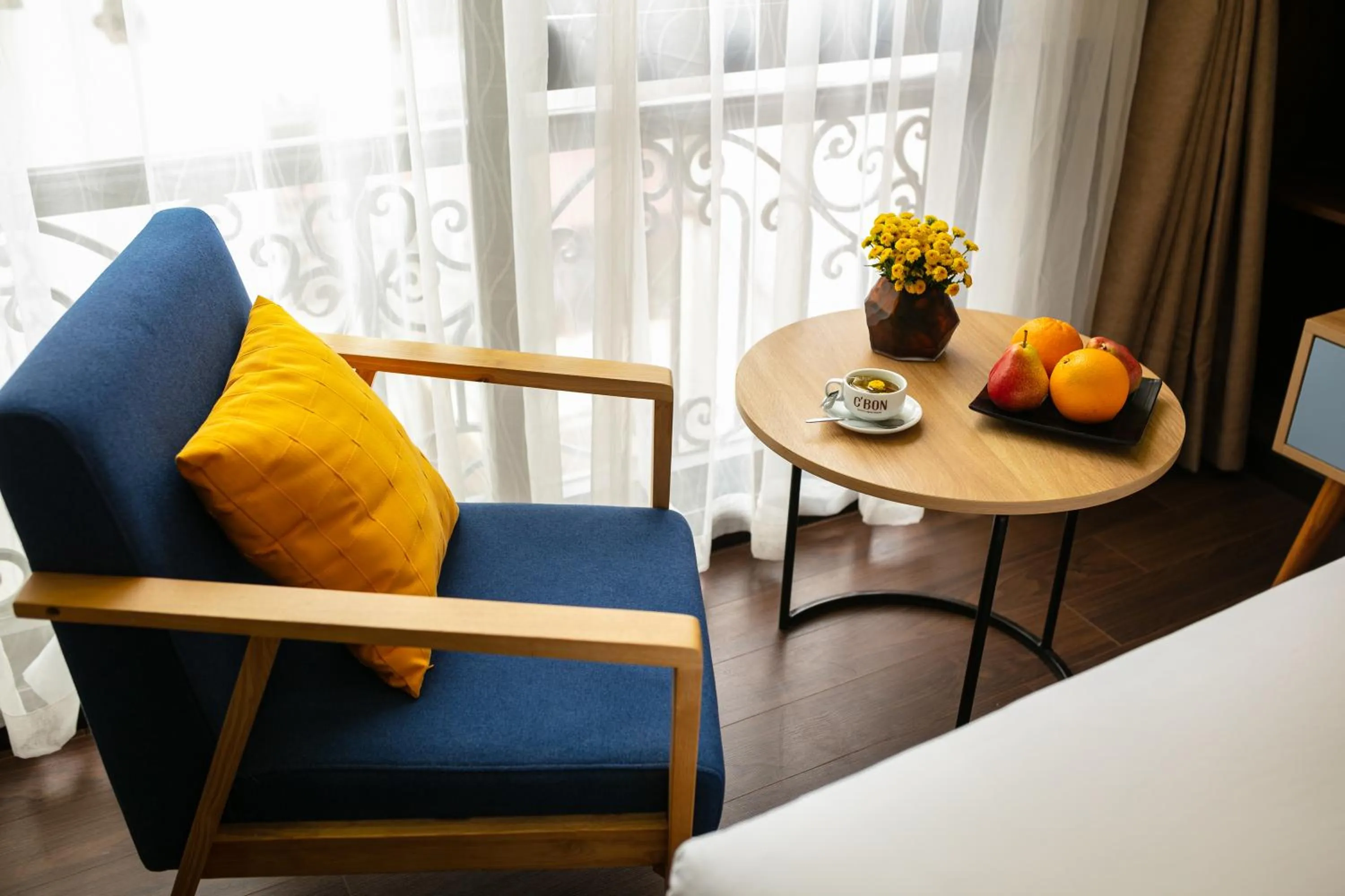 Quiet street view in C'Bon Hotel Do Quang