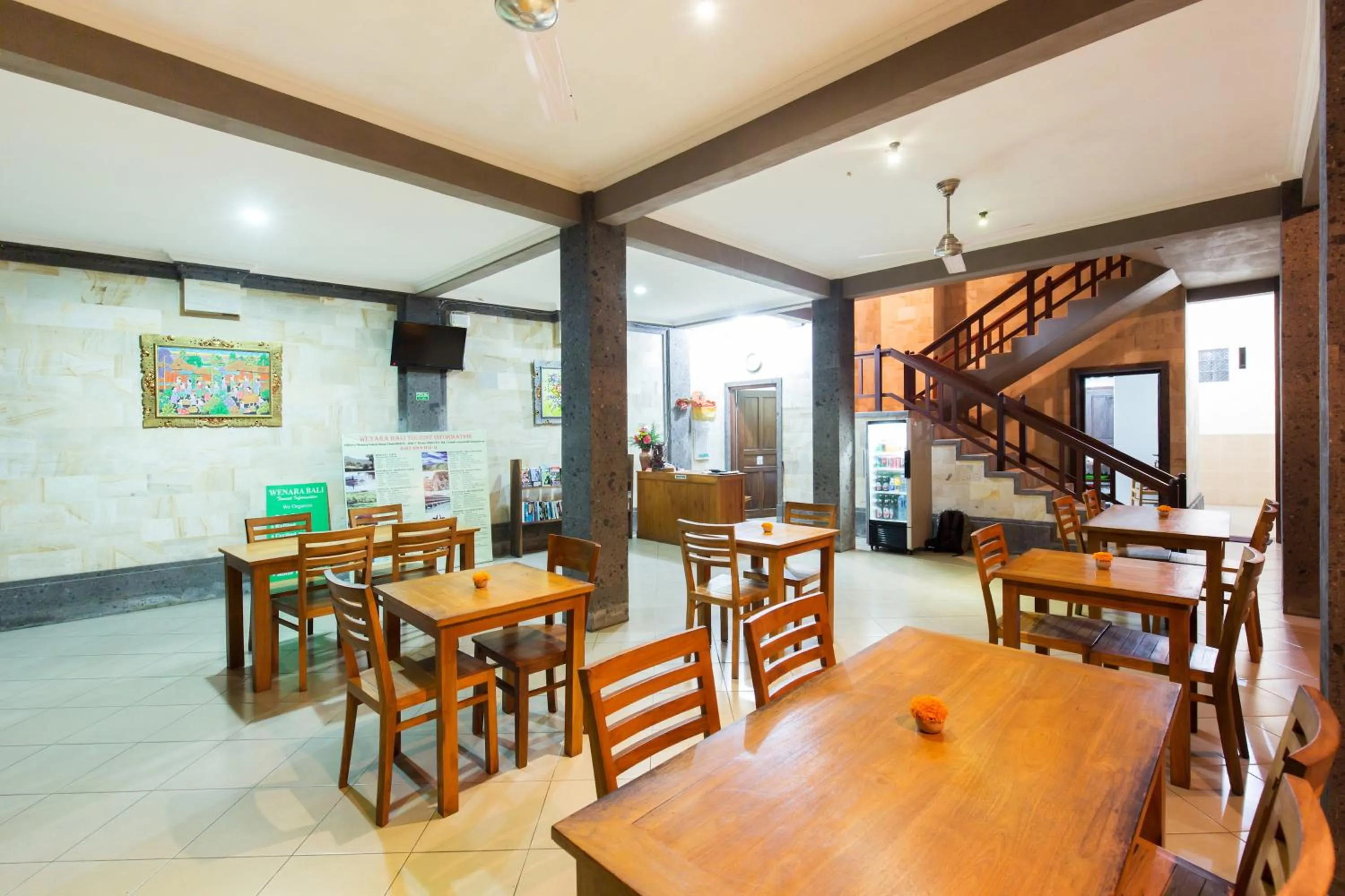 Lobby or reception in Wenara Bali Bungalows