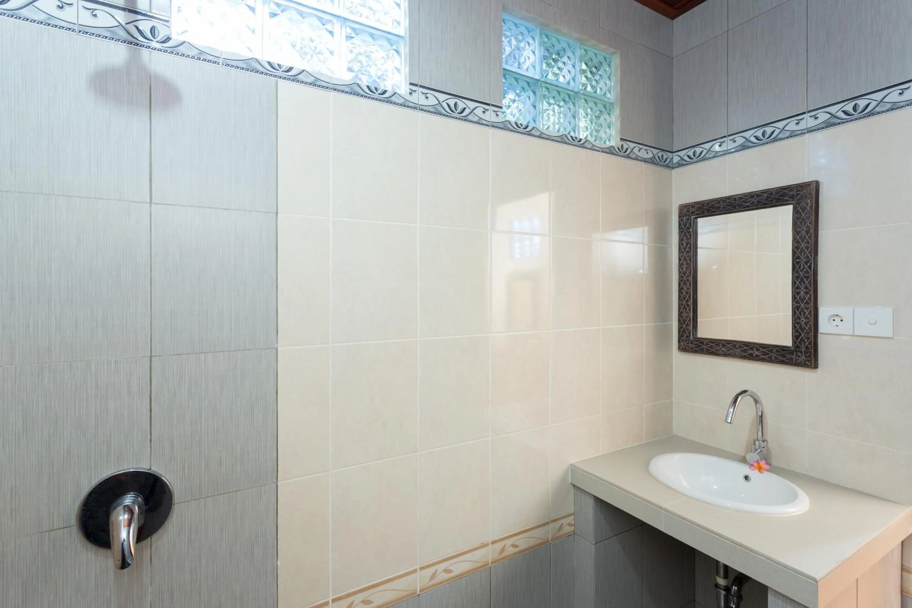 Shower in Wenara Bali Bungalows