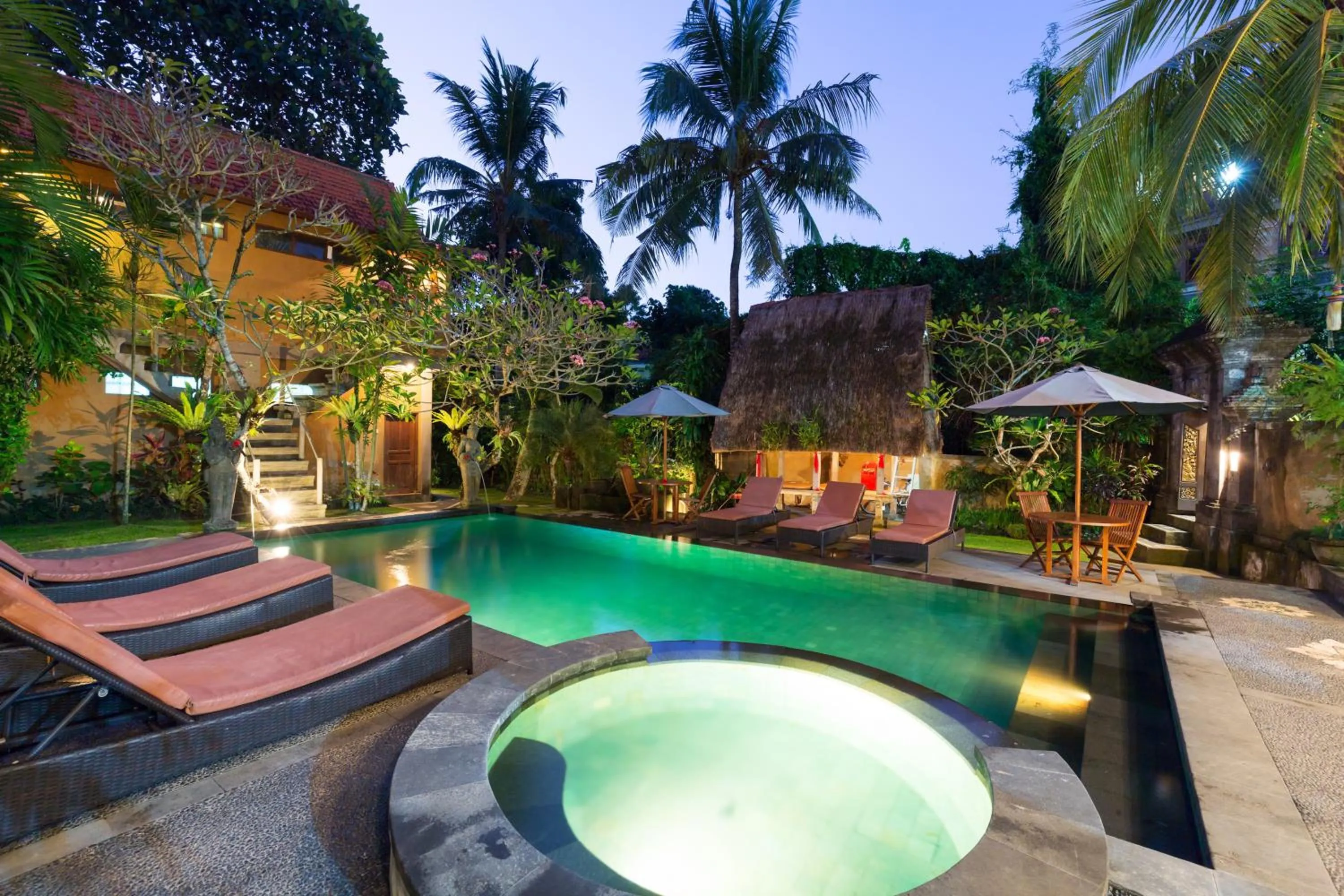 Swimming pool in Wenara Bali Bungalows