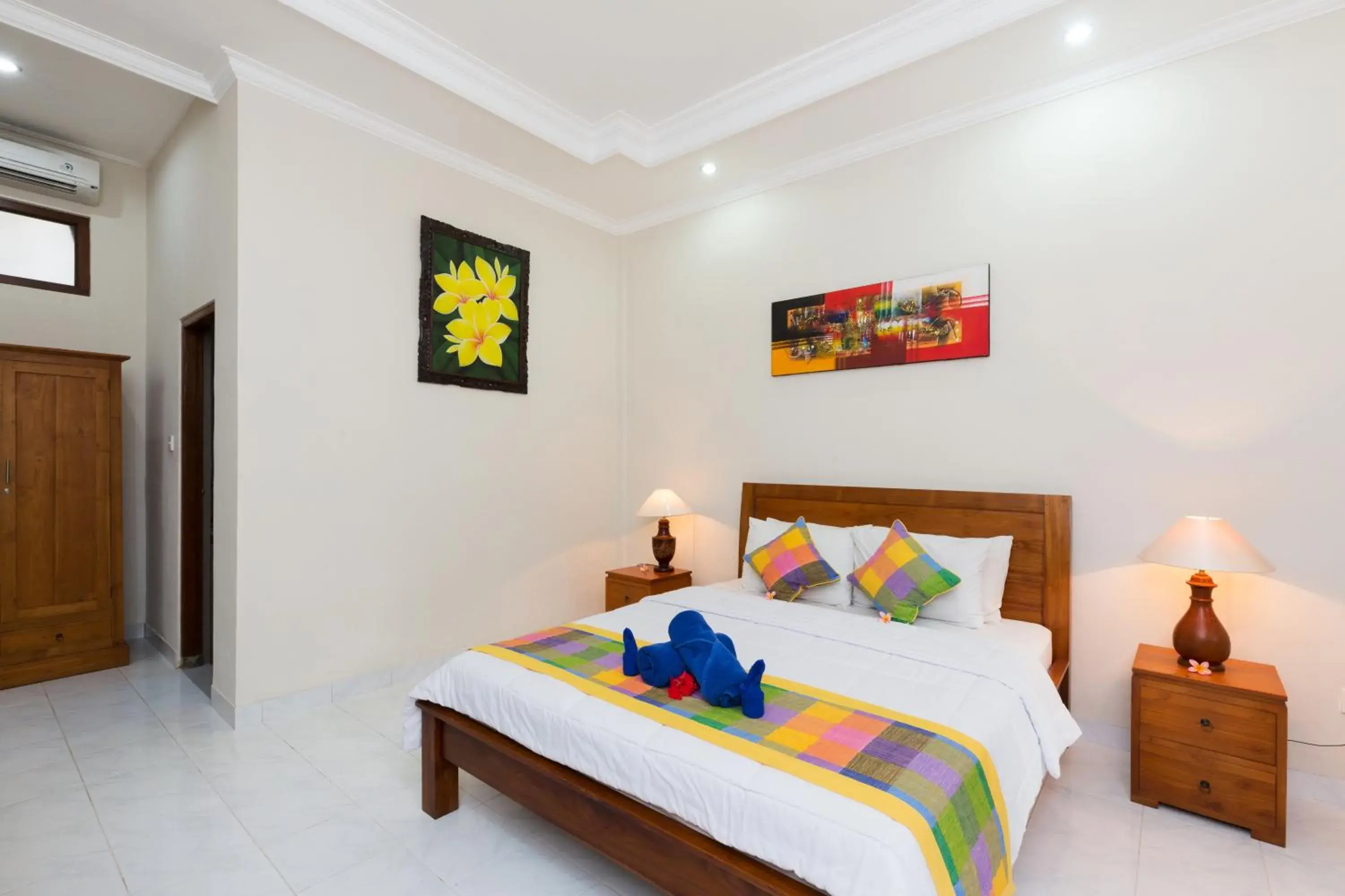 Double Room with Garden View in Wenara Bali Bungalows Double Room with Garden View in Wenara Bali Bungalows