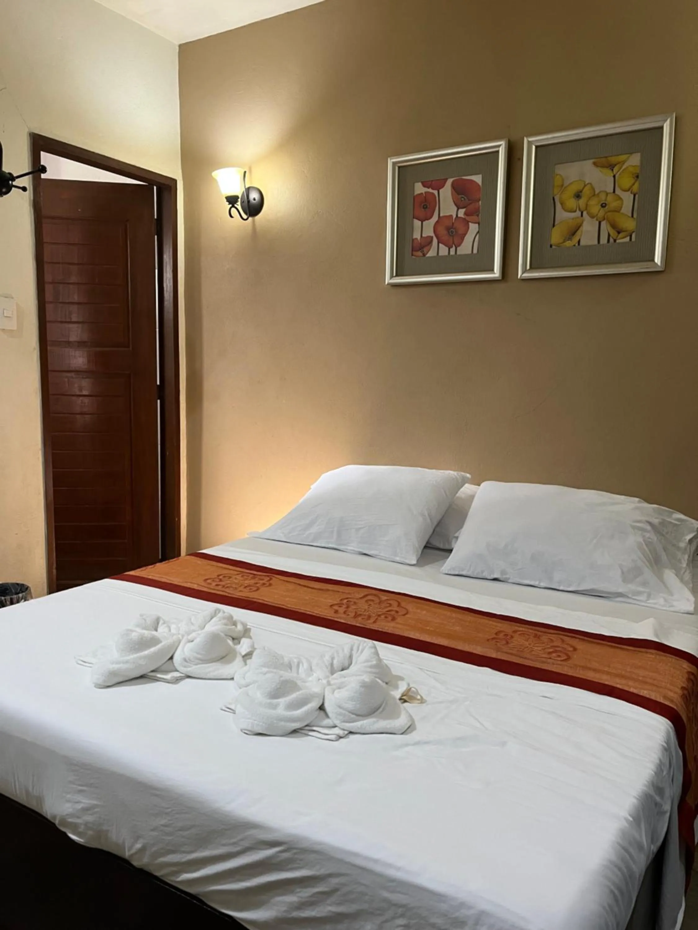 Bed in Boracay Ocean Bay Hotel