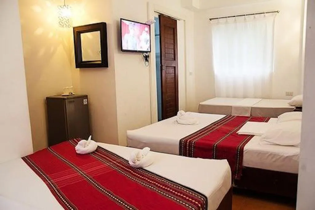 Bed in Boracay Ocean Bay Hotel