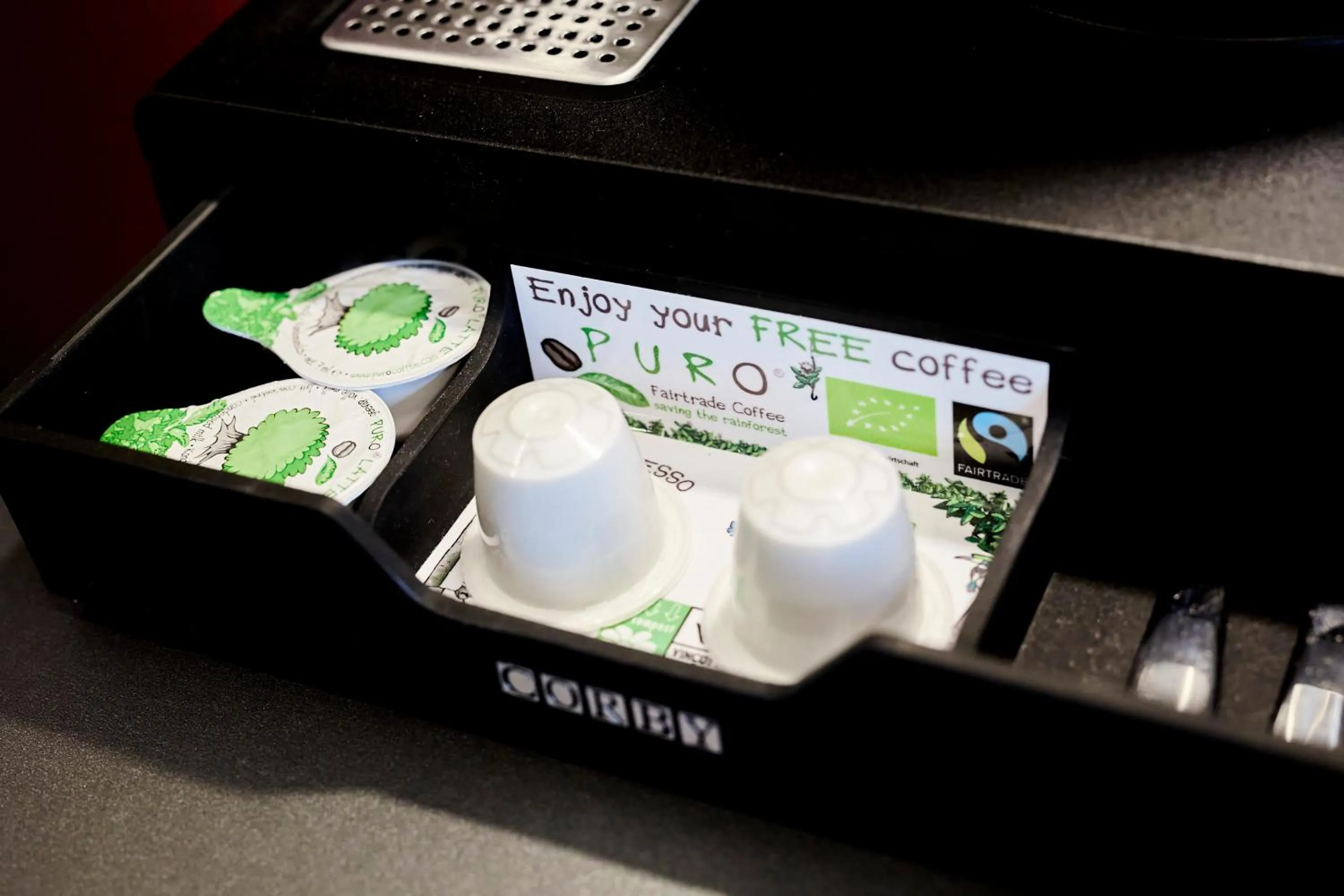 Coffee/tea facilities in SMARTY Hotel Euler Homburg, Saar - KONTAKTLOSER SELF CHECK-IN