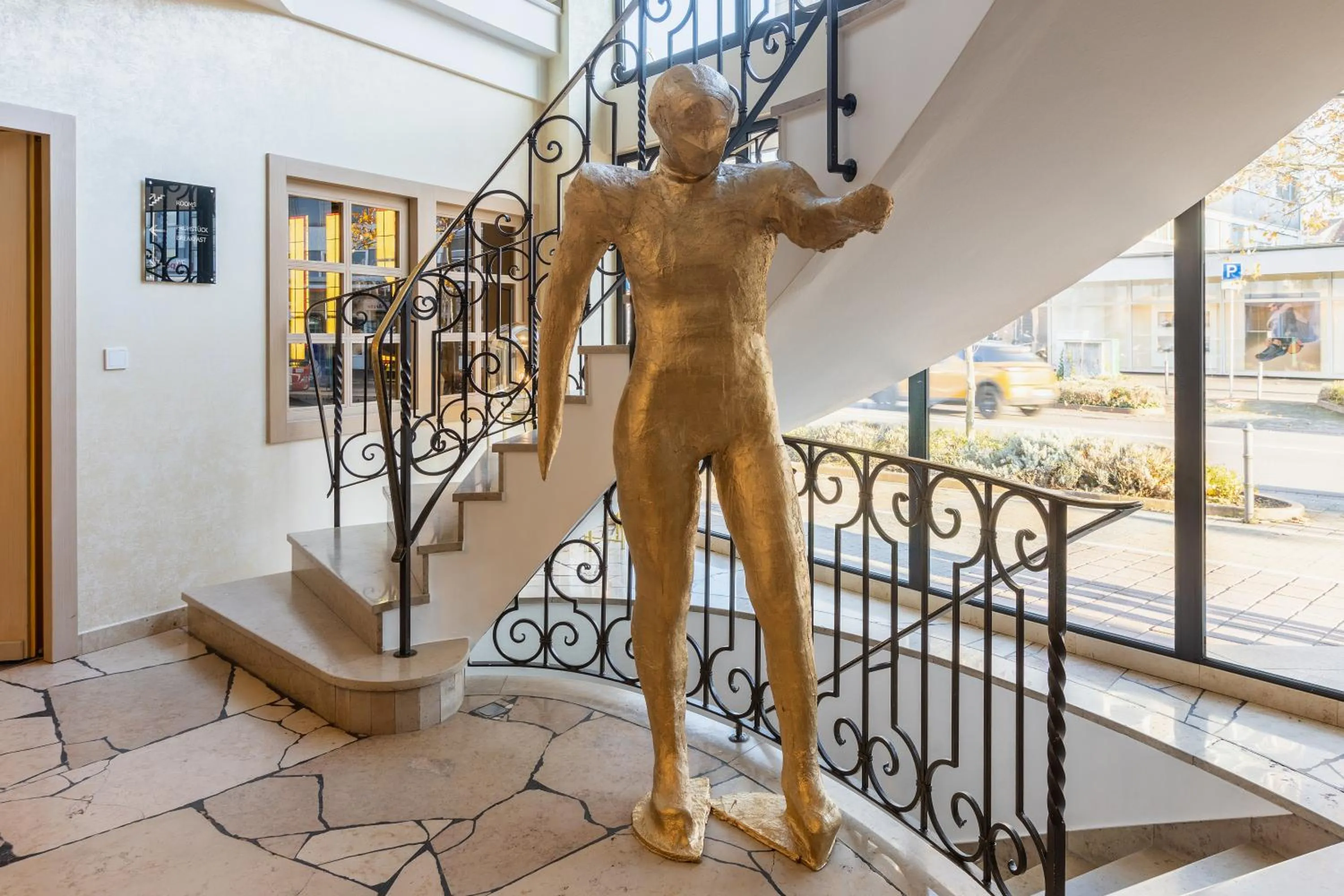 Decorative detail in SMARTY Hotel Euler Homburg, Saar - KONTAKTLOSER SELF CHECK-IN