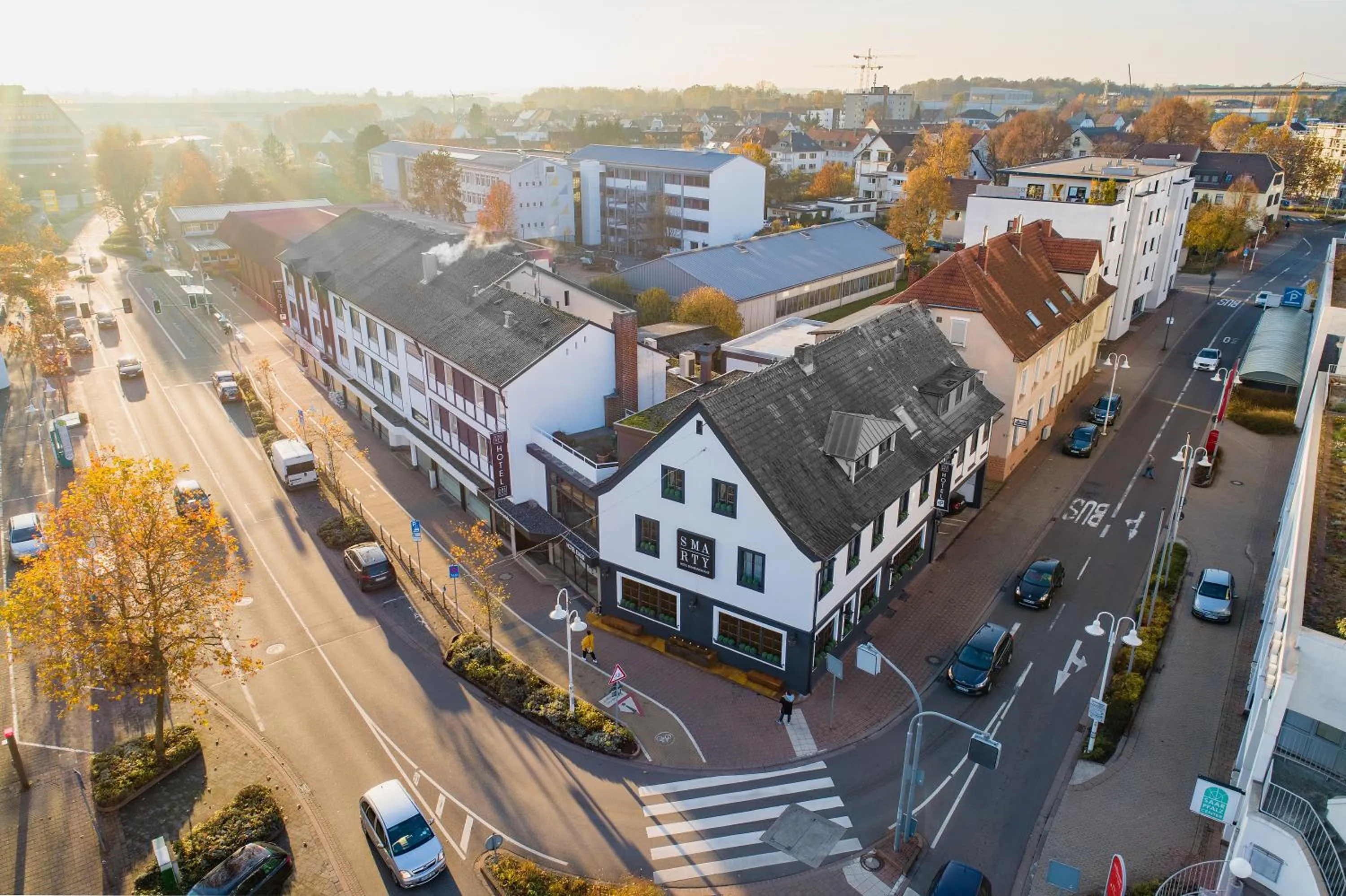 Bird's eye view in SMARTY Hotel Euler Homburg, Saar - KONTAKTLOSER SELF CHECK-IN