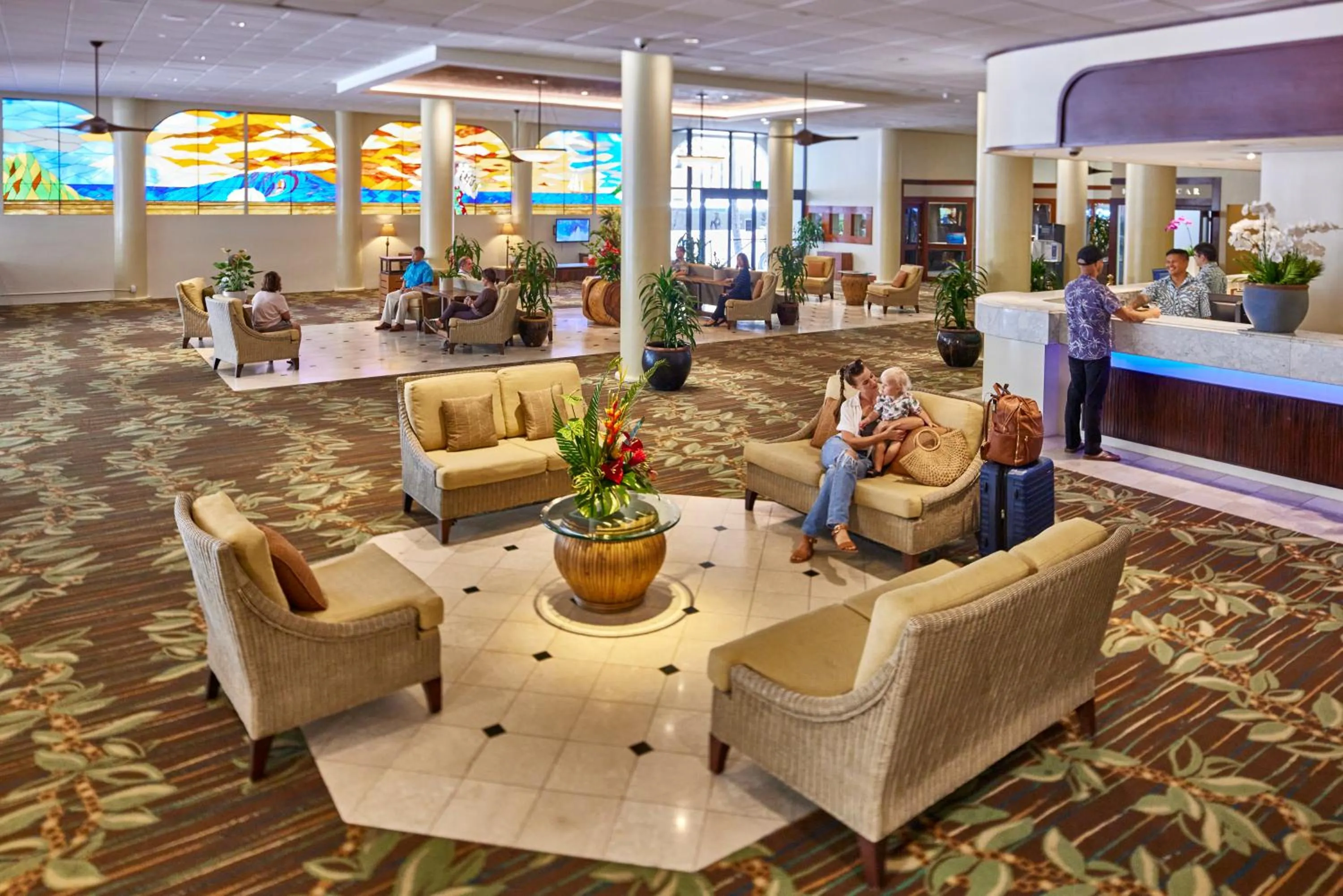 Lobby or reception in Waikiki Resort Hotel