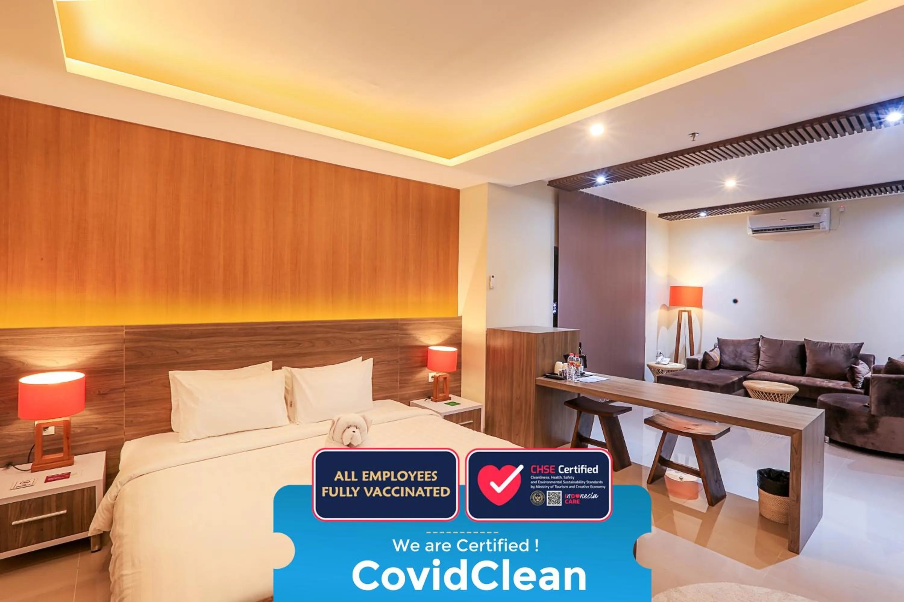 Property building, Bed in Canggu Dream Village Hotel and Suites