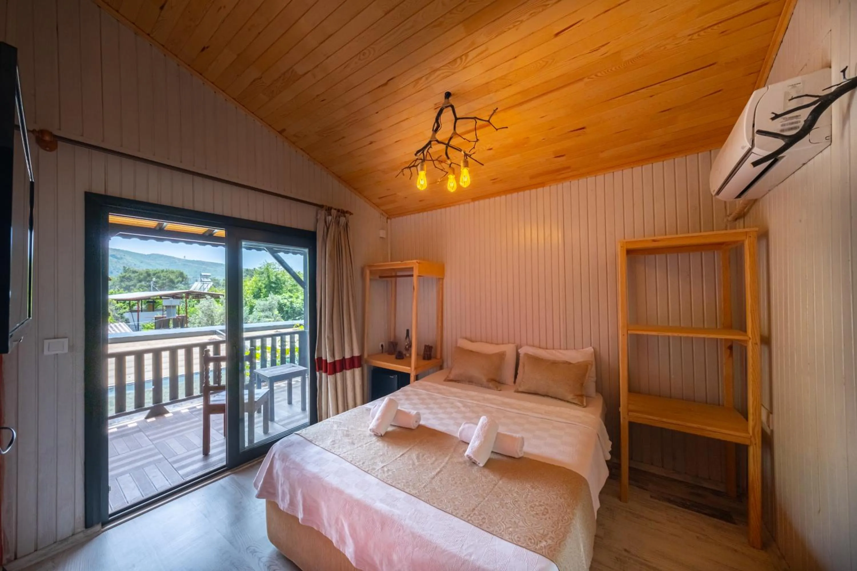 Bed in Koala Bungalows