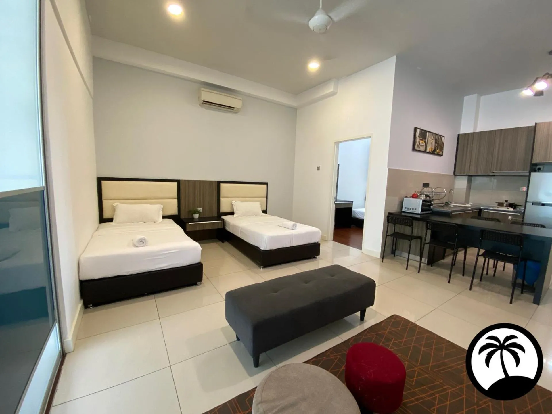Living room, Bed in Paradise Suite at the Loft, Imago