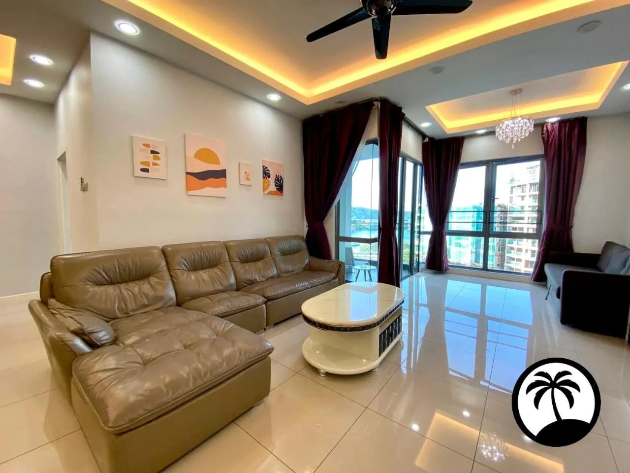 Living room in Paradise Suite at the Loft, Imago