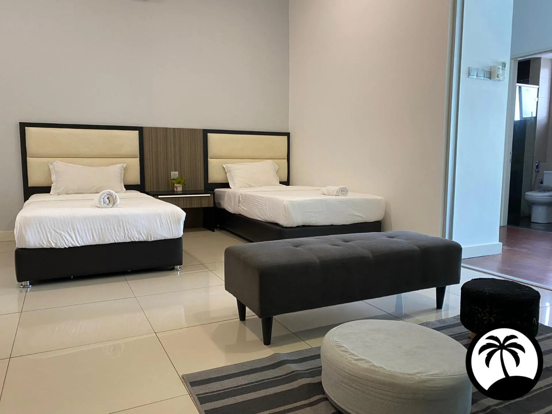 Living room, Bed in Paradise Suite at the Loft, Imago