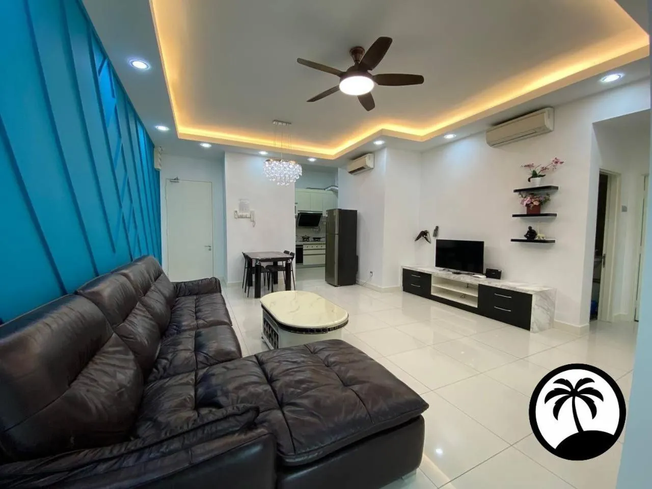 Living room in Paradise Suite at the Loft, Imago