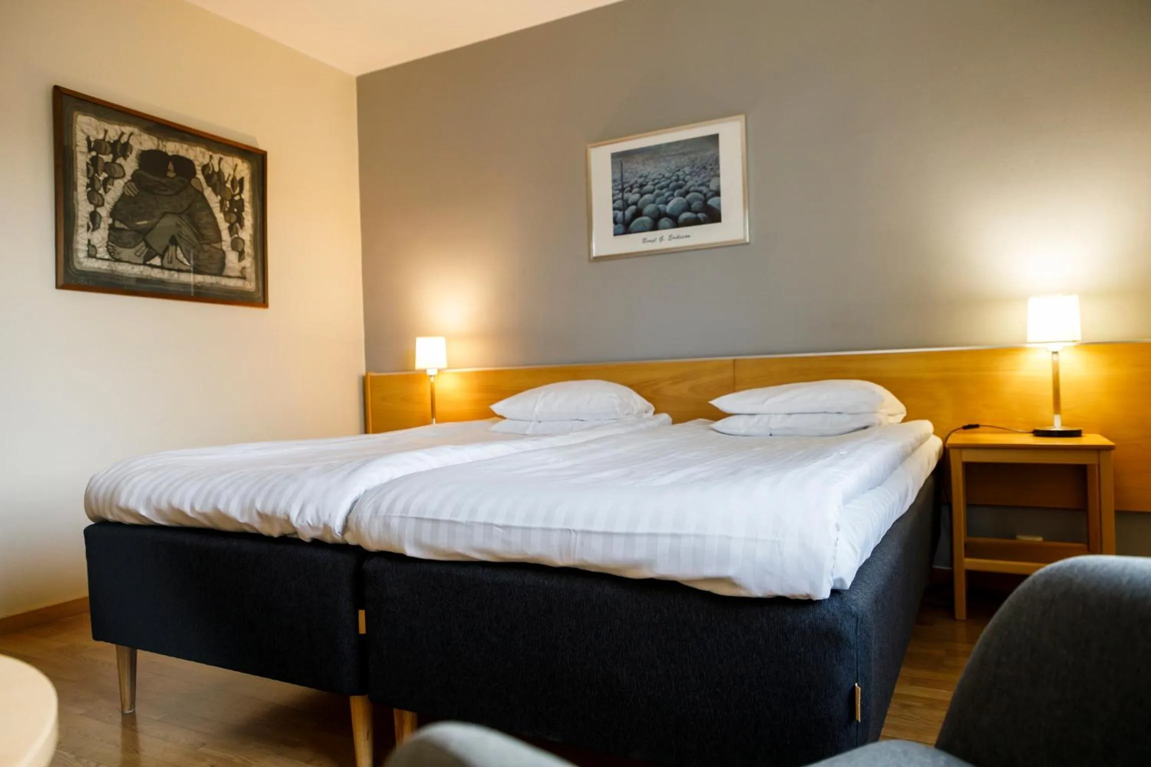 Bed in Hotell Nyboholm