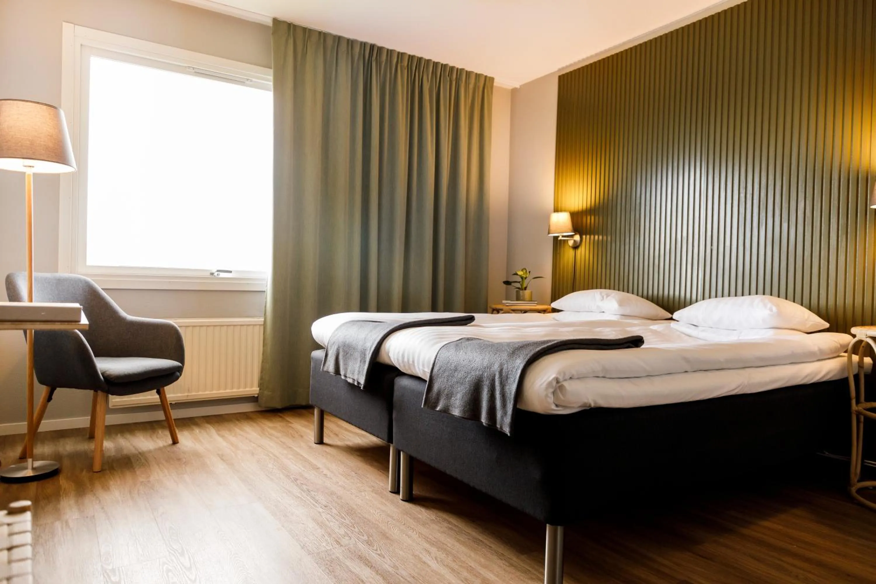 Photo of the whole room, Bed in Hotell Nyboholm