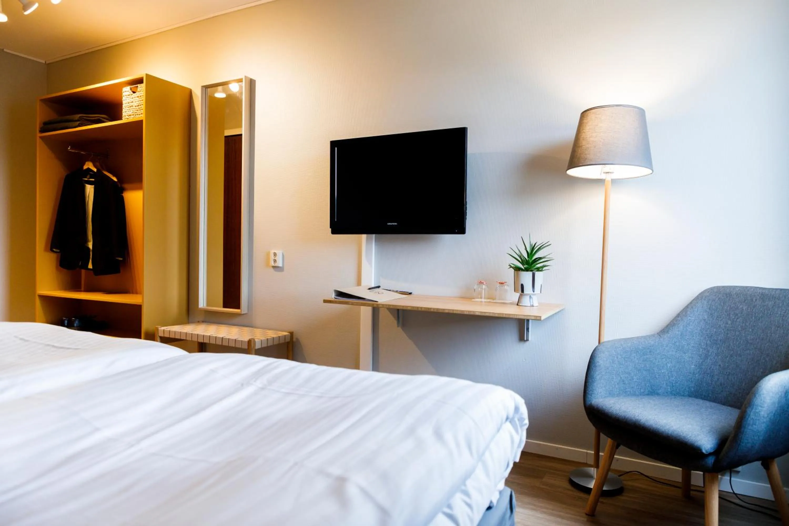 Photo of the whole room, Bed in Hotell Nyboholm