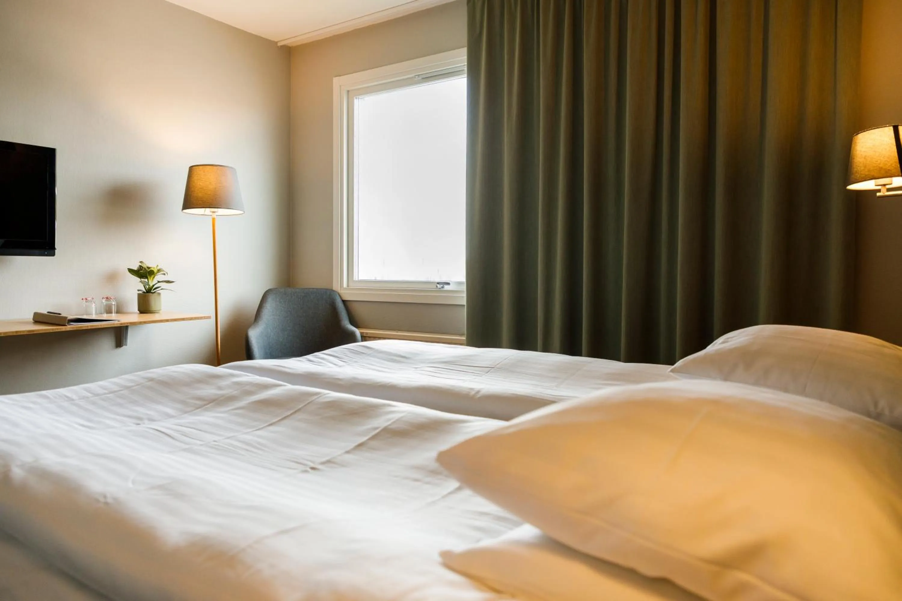 Photo of the whole room, Bed in Hotell Nyboholm