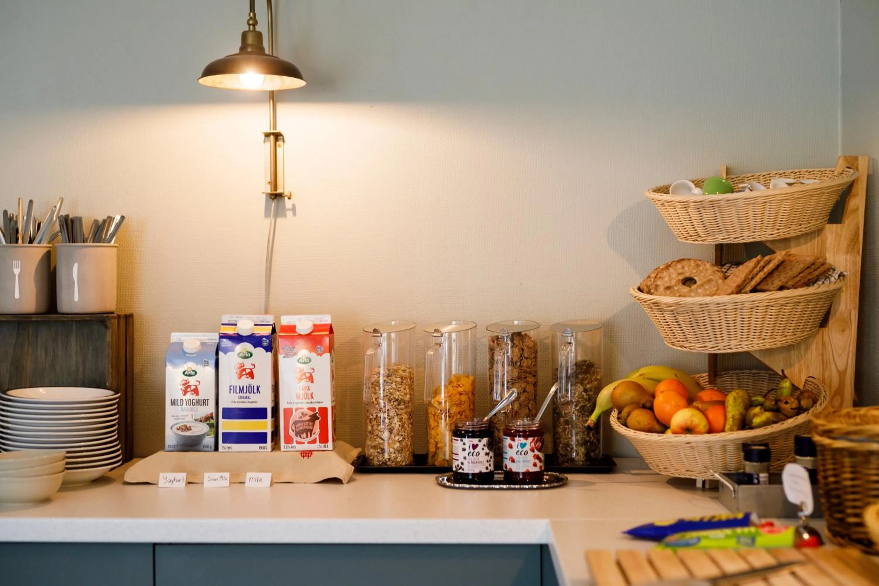 Buffet breakfast in Hotell Nyboholm